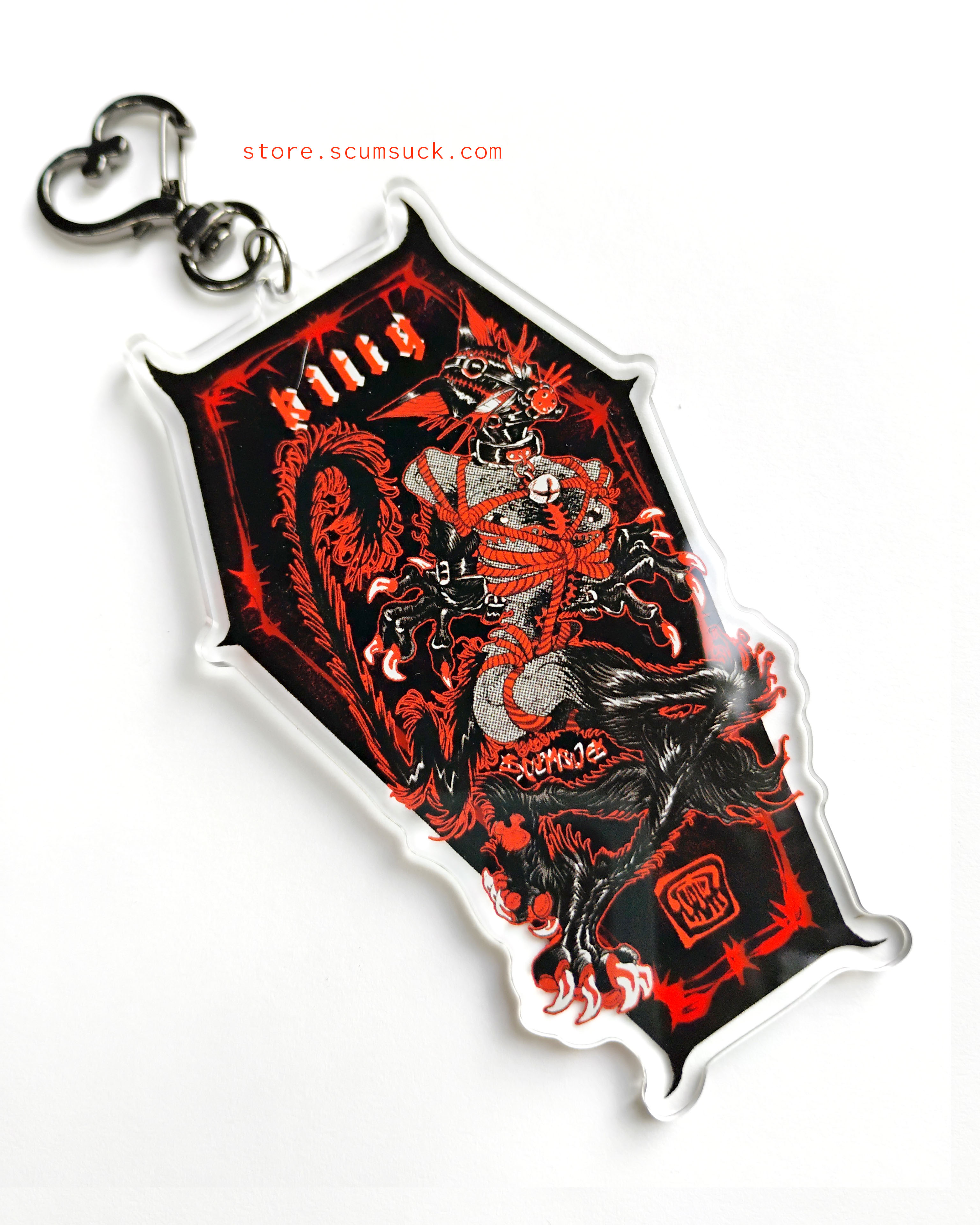 Acrylic Charms: Rope Bunny + Kitty