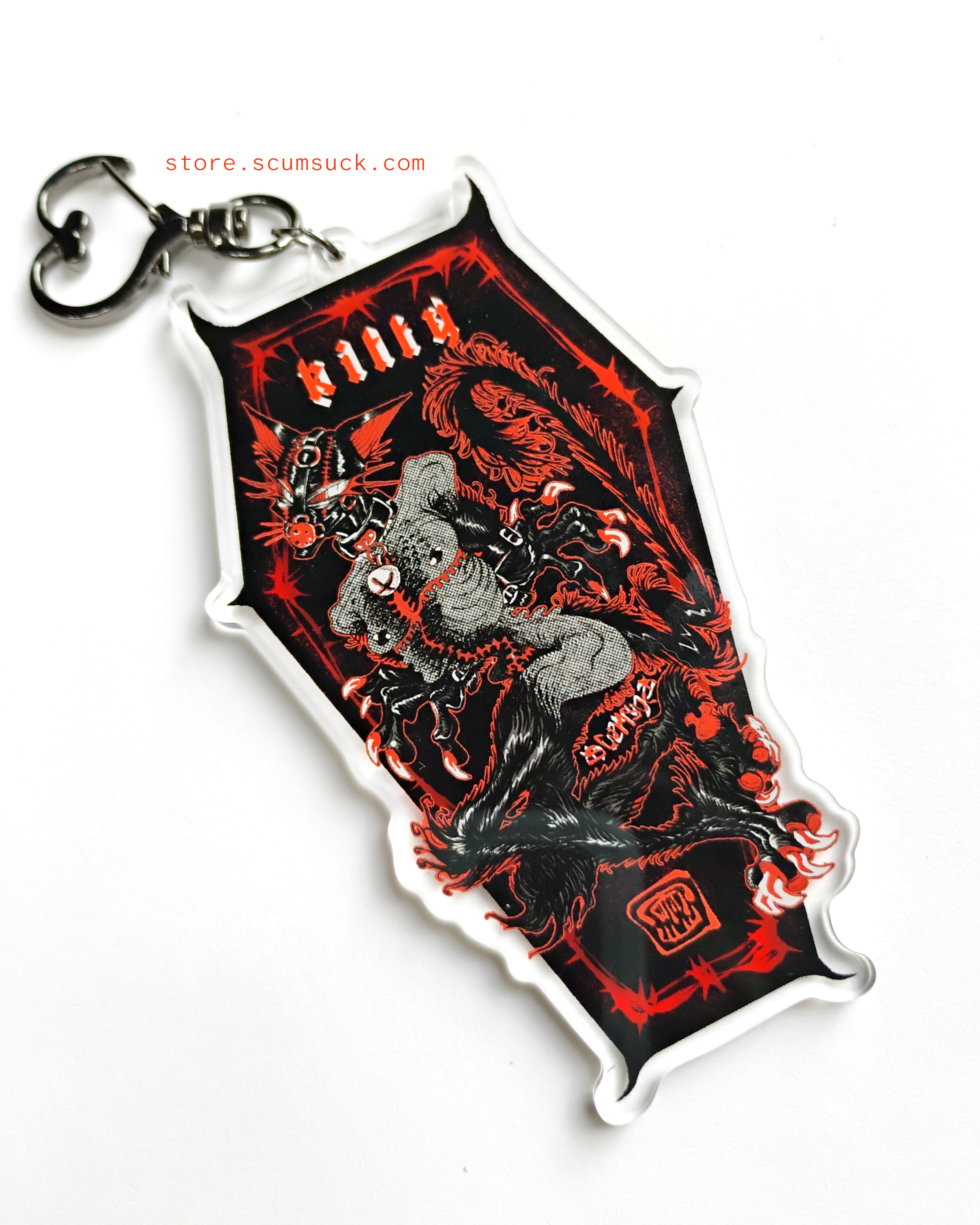 Acrylic Charms: Rope Bunny + Kitty