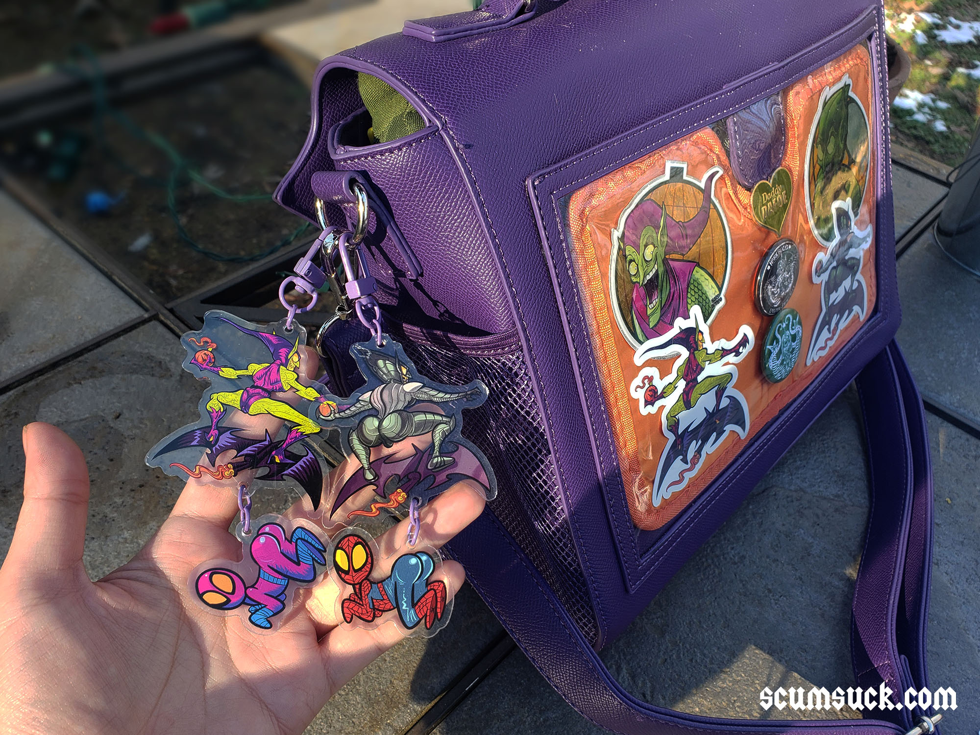 Acrylic Charms: Goblin n' Spider butt