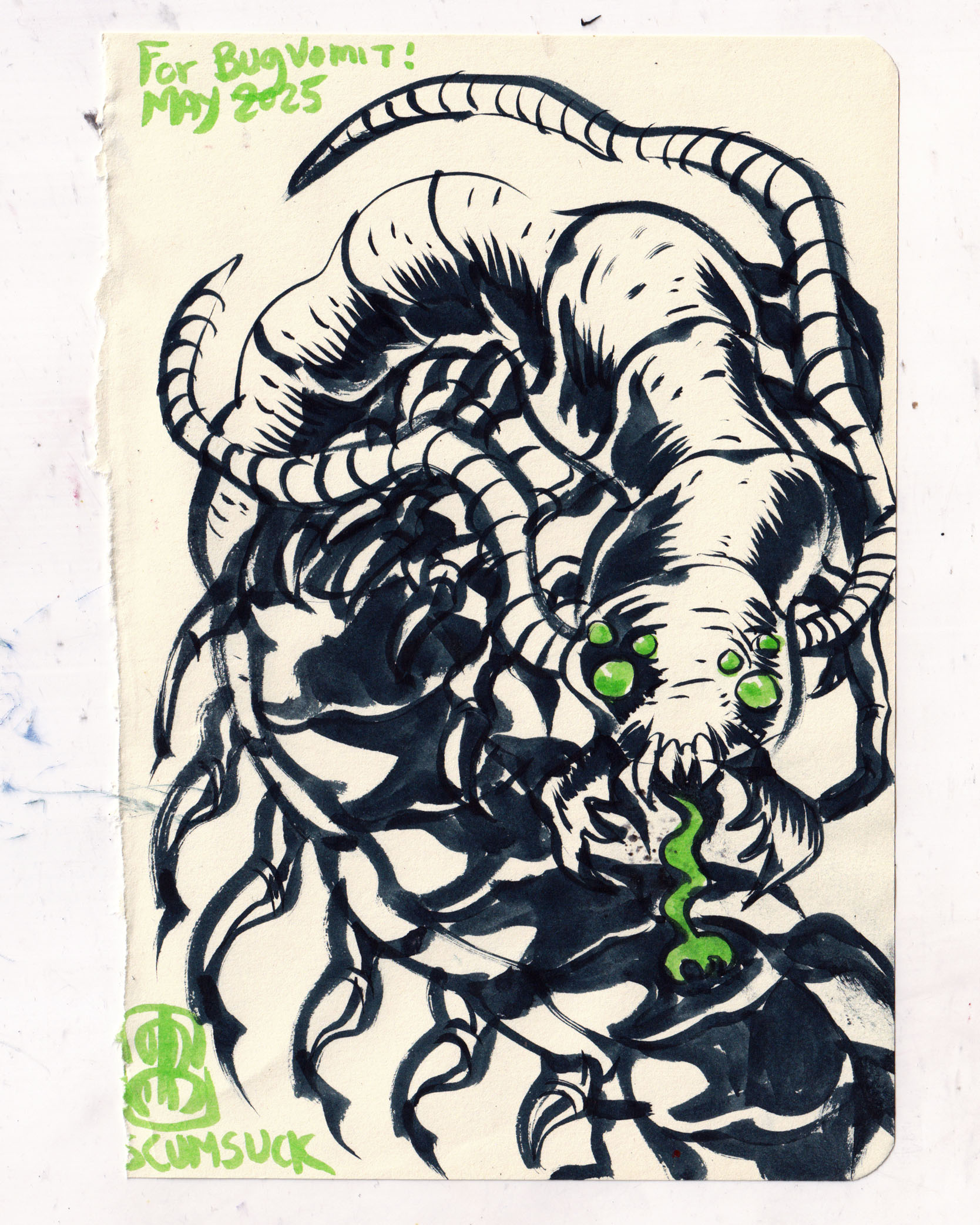 Custom sketch in da mail!