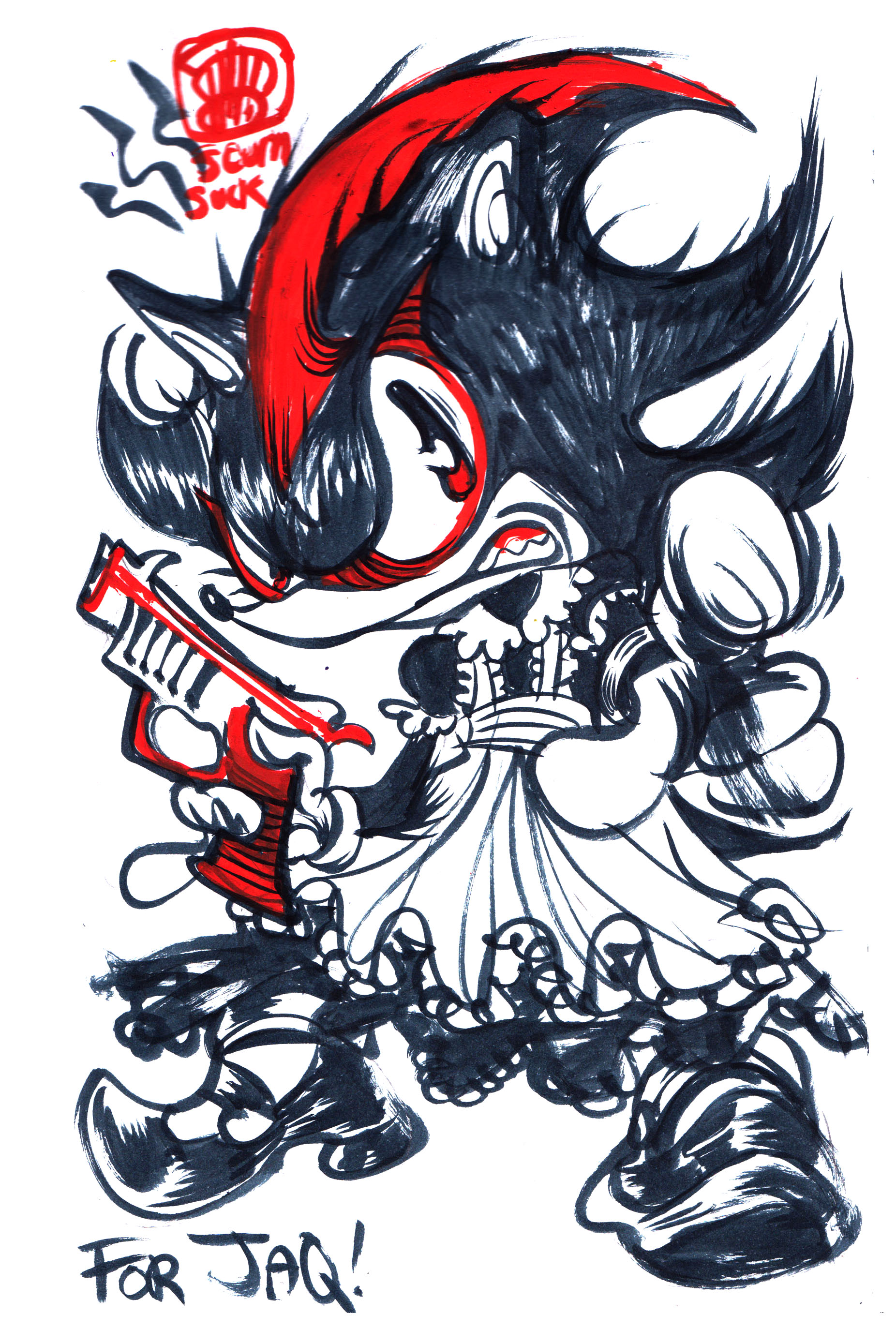Custom sketch in da mail!
