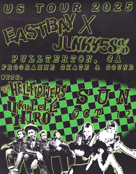 Eastbay (JP) / Junky58% (JP) / The Hellflowers / Ukulele Hiro