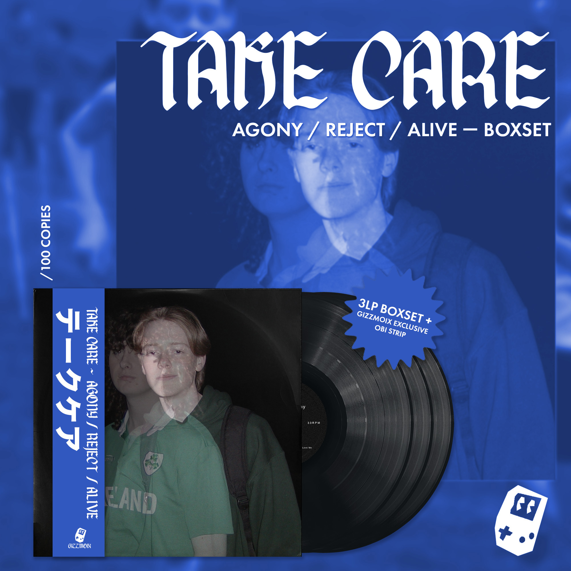 Take care - Agony / Reject / Alive 3x Vinyl Boxset