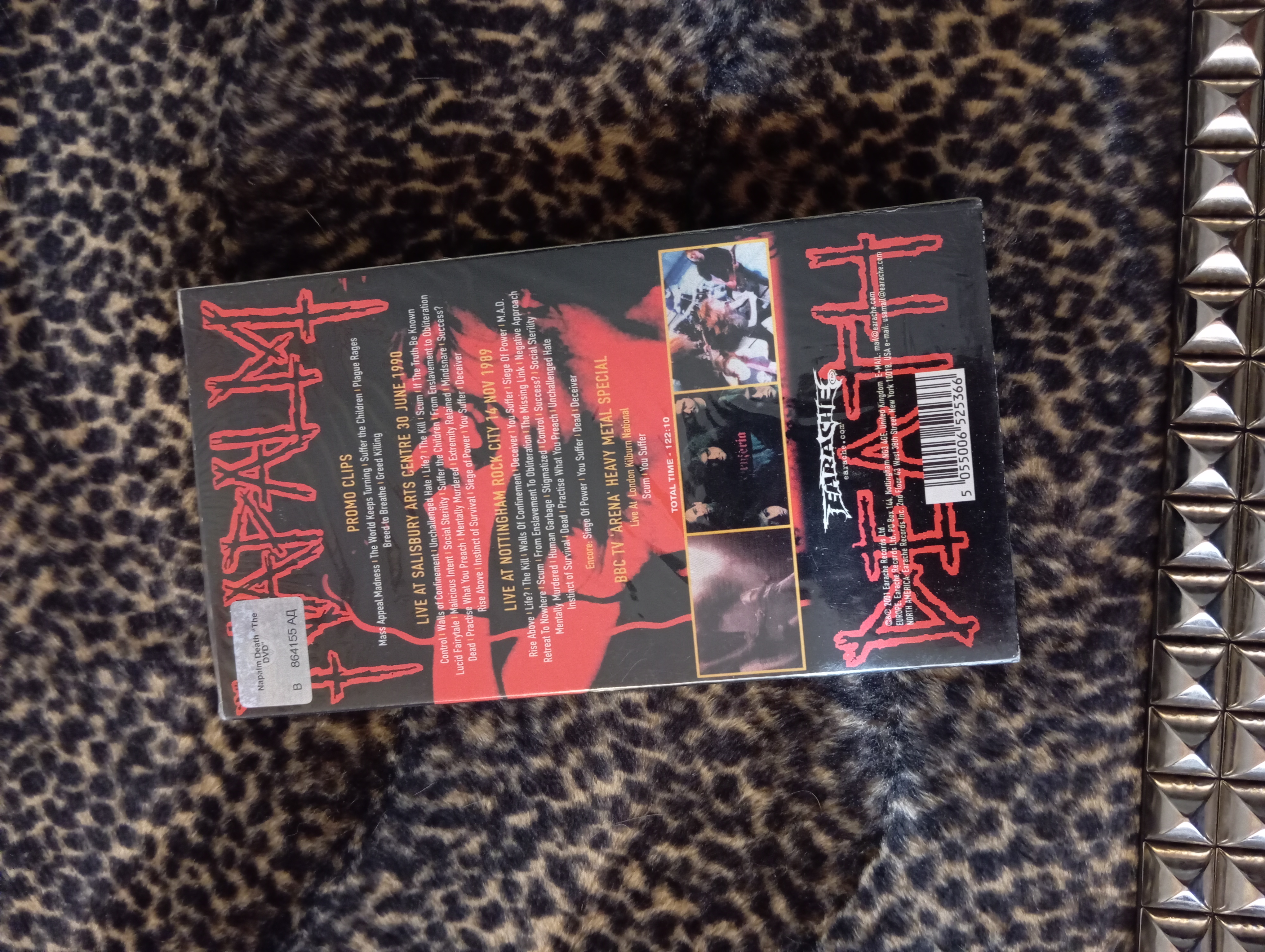 Napalm Death - The Video / The DVD (VHS, Unoffical) (VG+/VG+)