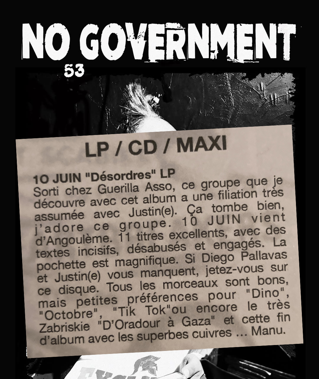 10 Juin - Désordres