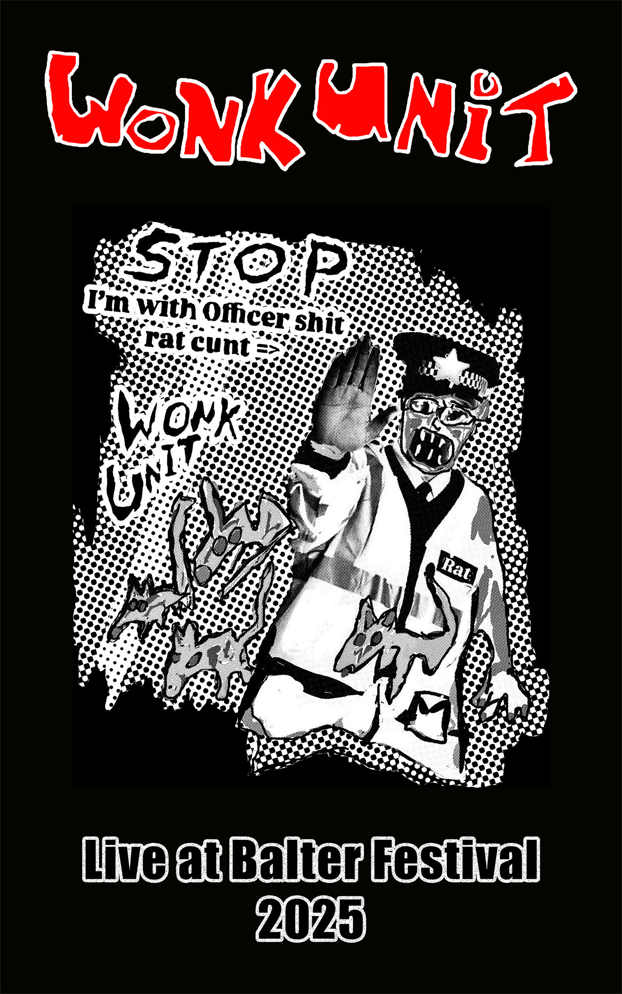 NBQ 010: WONK UNIT - Live at Balter Festival 2025 (Cassette album)