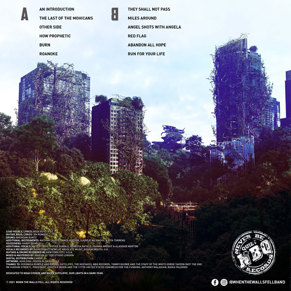 NBQ 008: WHEN THE WALLS FELL – Upbeat Songs For The End Of The World (CD album)