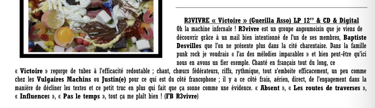R3VIVRE - Victoire
