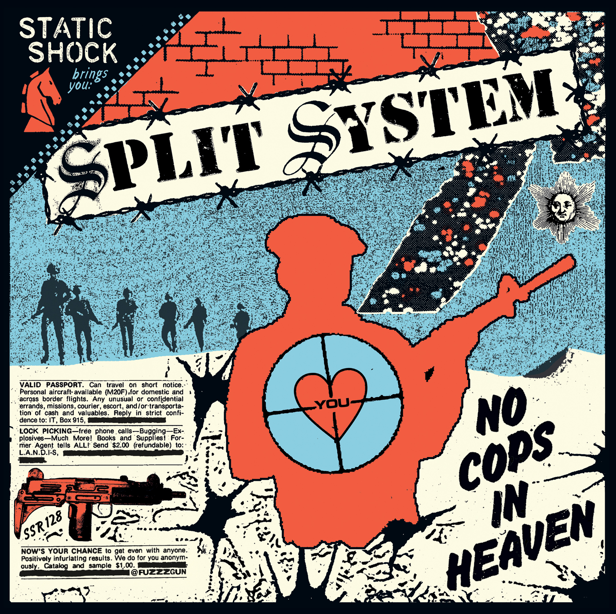 SPLIT SYSTEM - No Cops In Heaven / Pull The Trigger 7