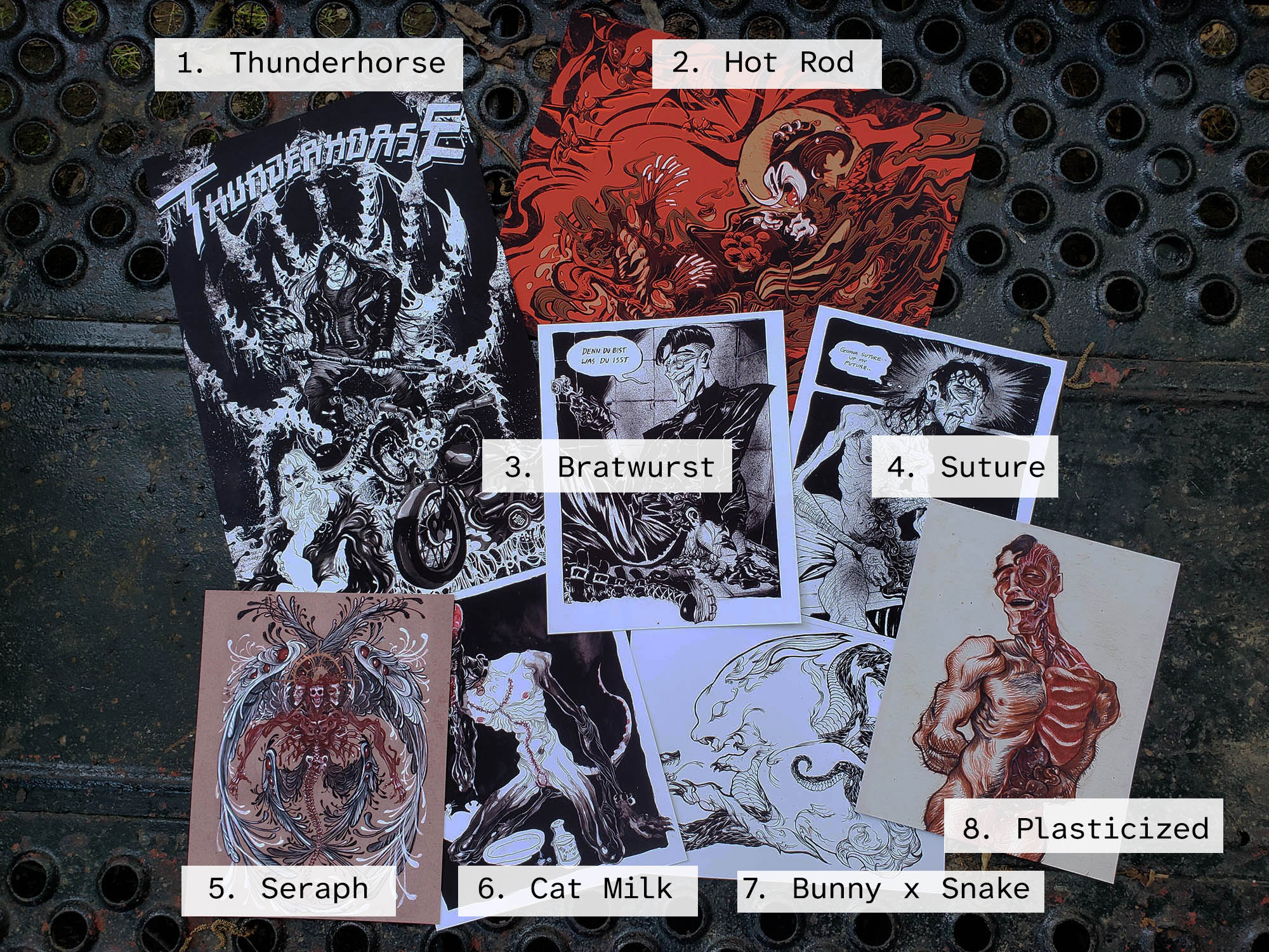 Prints: Ero-Guro Goretober (8.5x11)