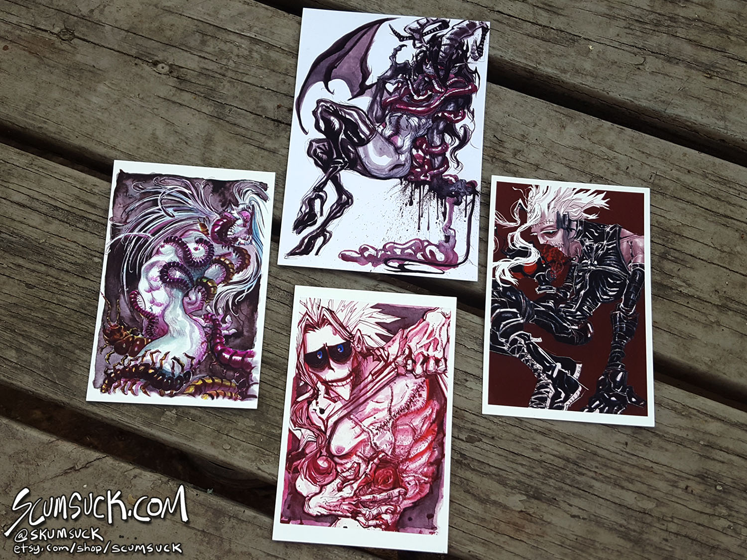 Prints: Ero-Guro Heroes (4x6)