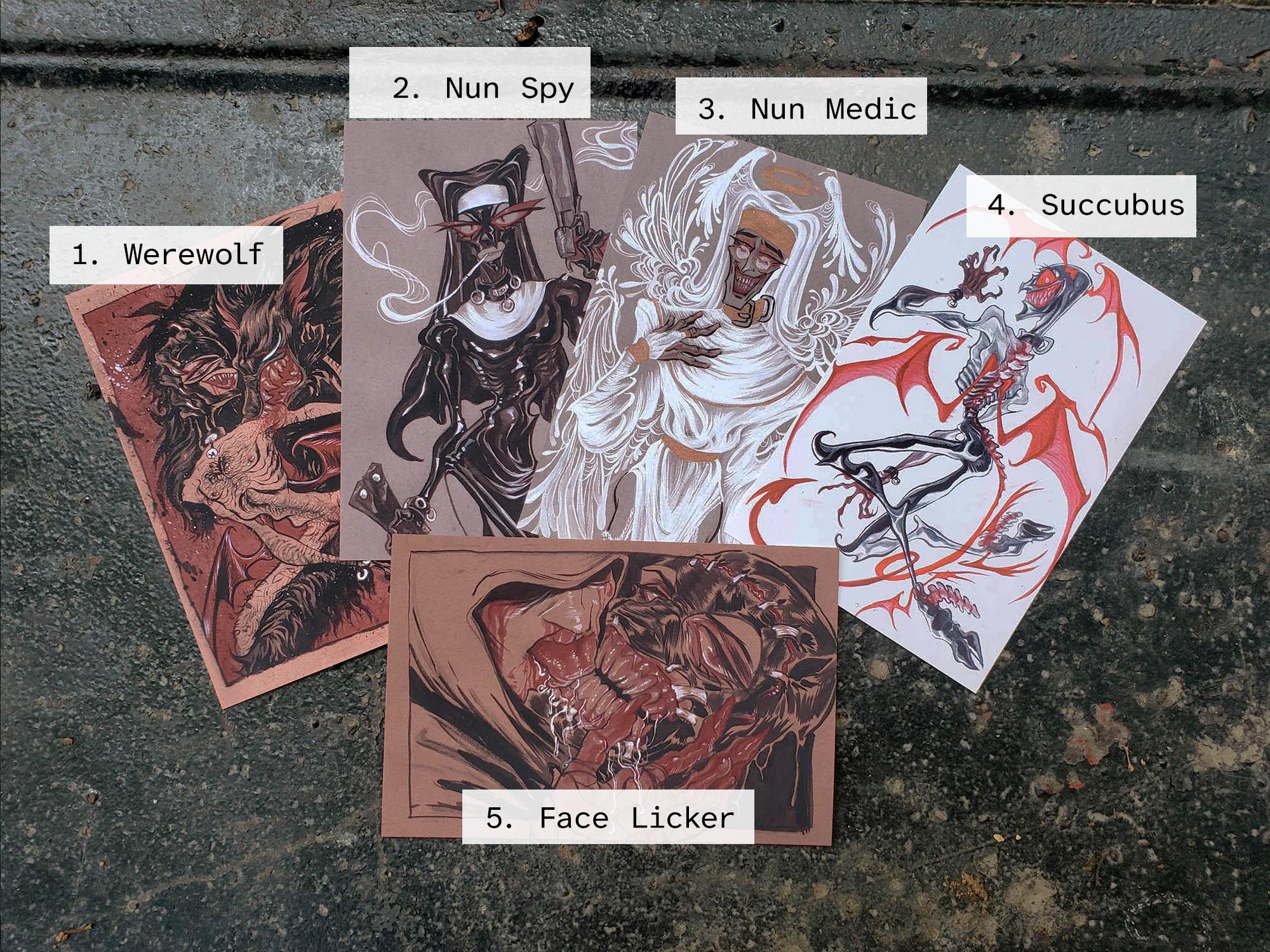 Prints: Ero-Guro Goretober (4x6)