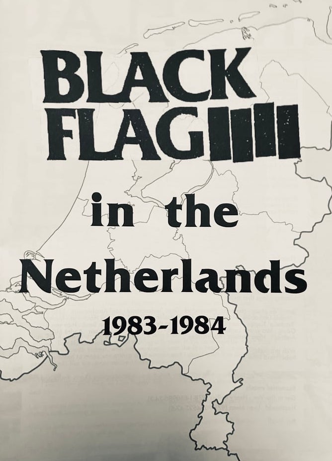 Black Flag in the Netherlands 1983-1984 fanzine