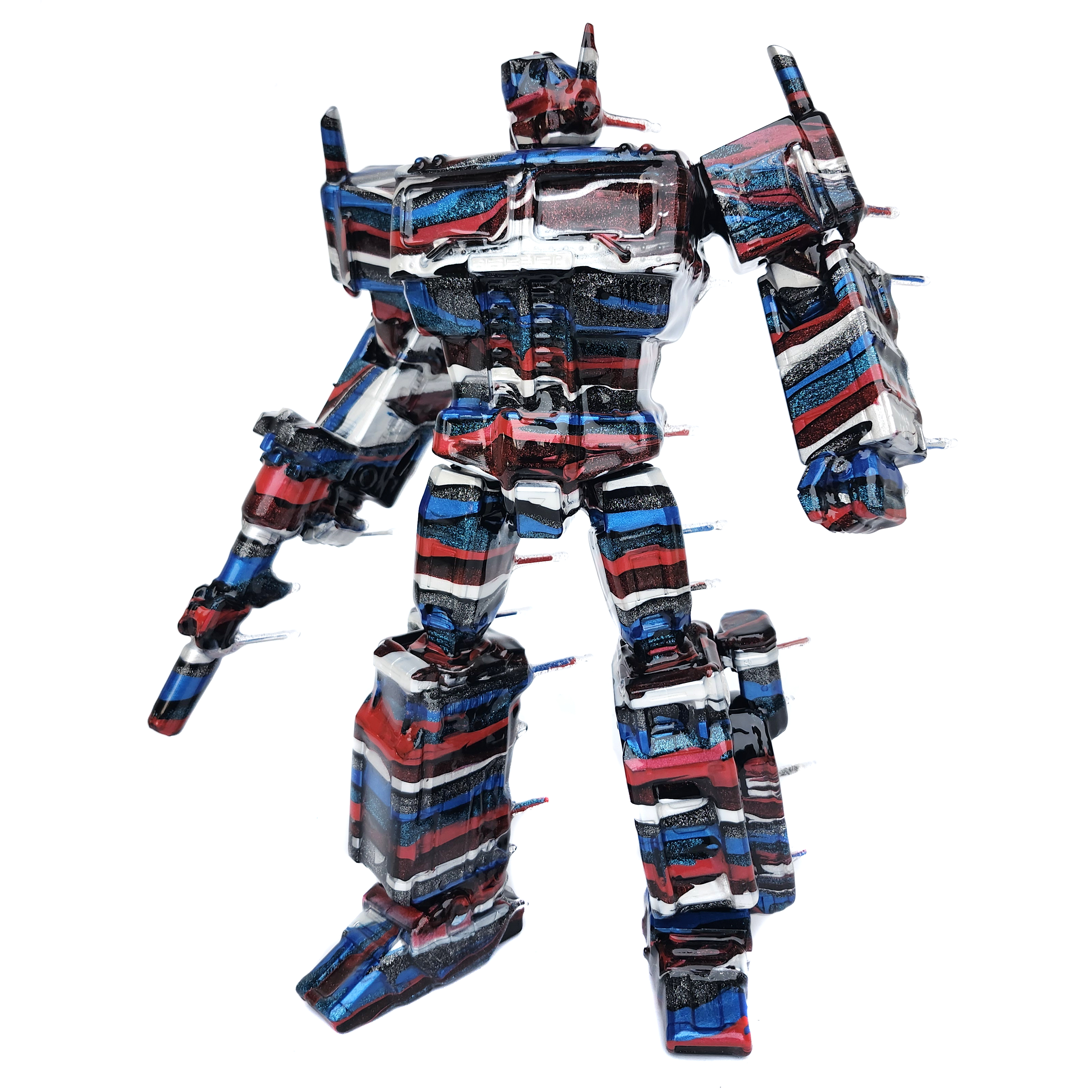 Blown Away Optimus Prime