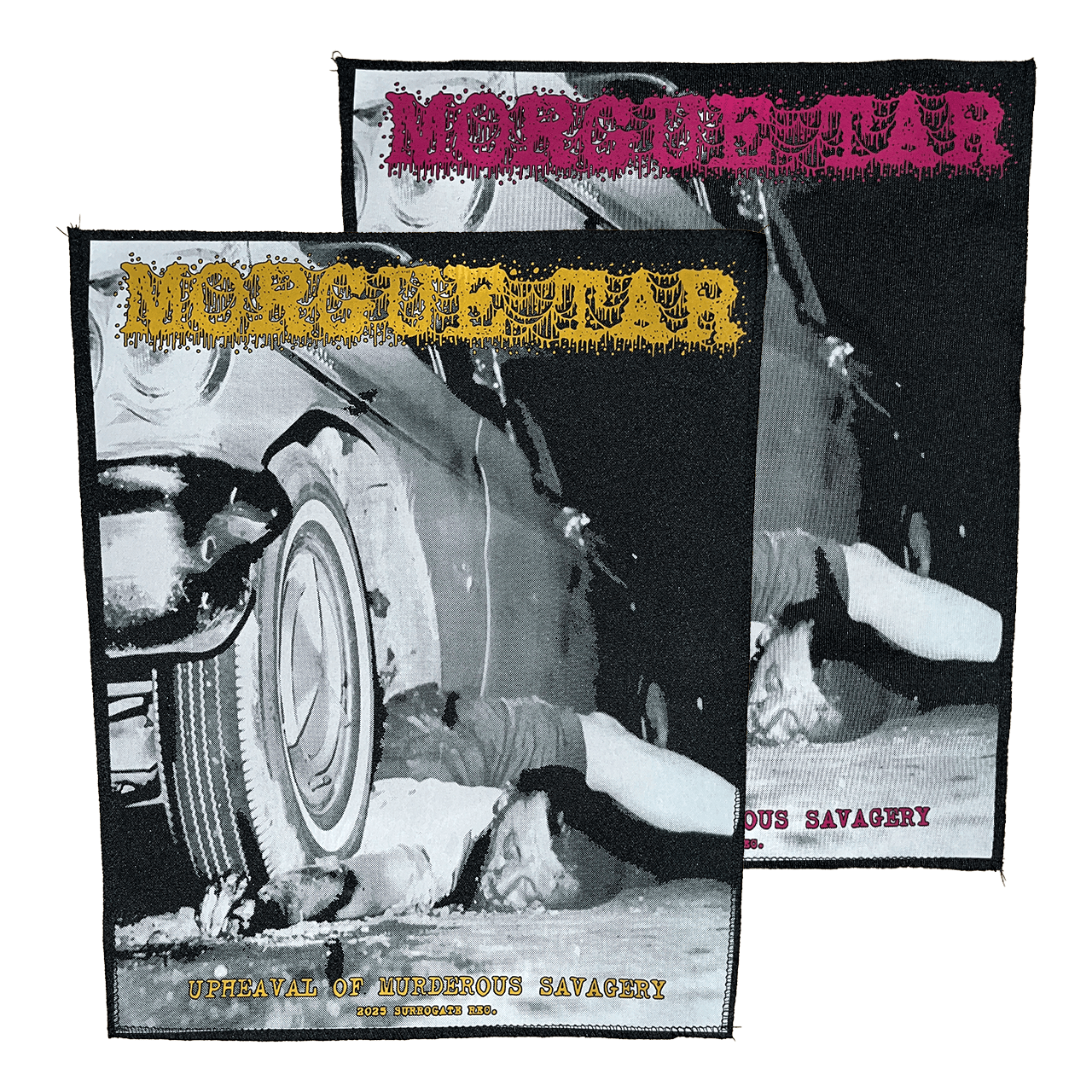 Morgue Tar 'Upheaval of Murderous Savagery' Back Patch
