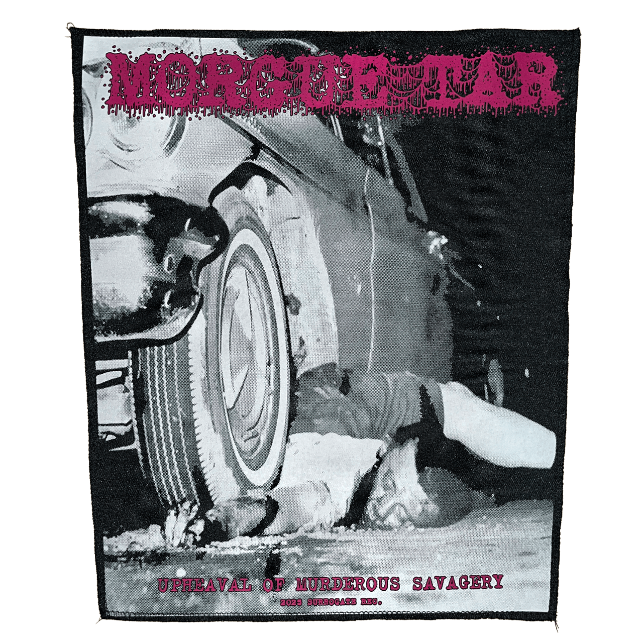 Morgue Tar 'Upheaval of Murderous Savagery' Back Patch