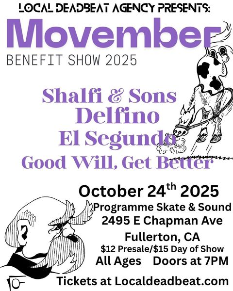 Local Deadbeat Agency Presents: Movember Benefit Show