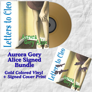 Pre-Order BUNDLE: Aurora Gory Alice Gold Vinyl + Signed Album Cover Print