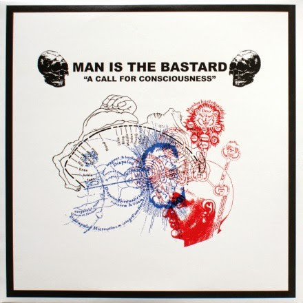 MAN IS THE BASTARD/CHARRED REMAINS - split 10”