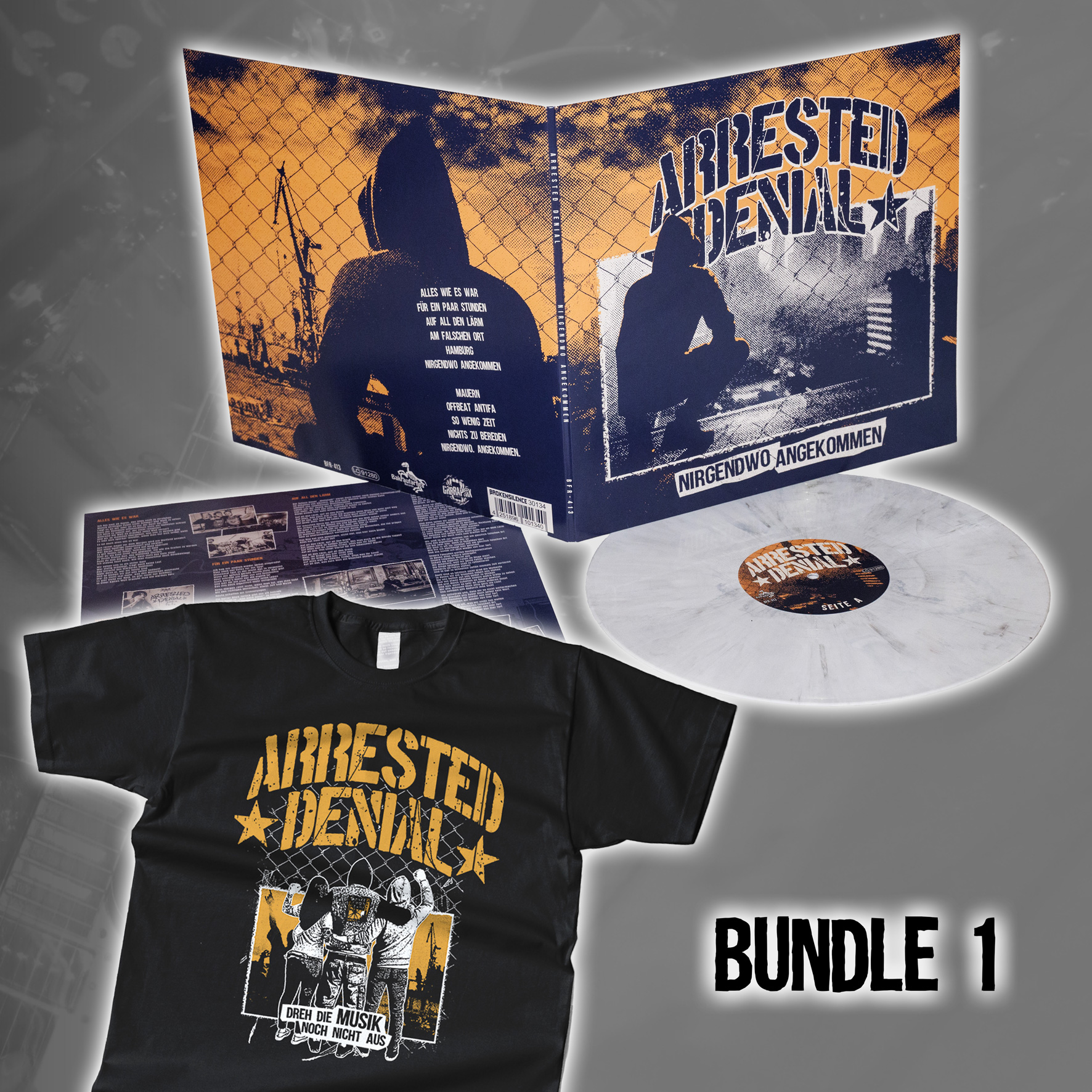 Nirgendwo Angekommen - Vinyl - Limited Edition + T-Shirt - BUNDLE (Pre-Order)
