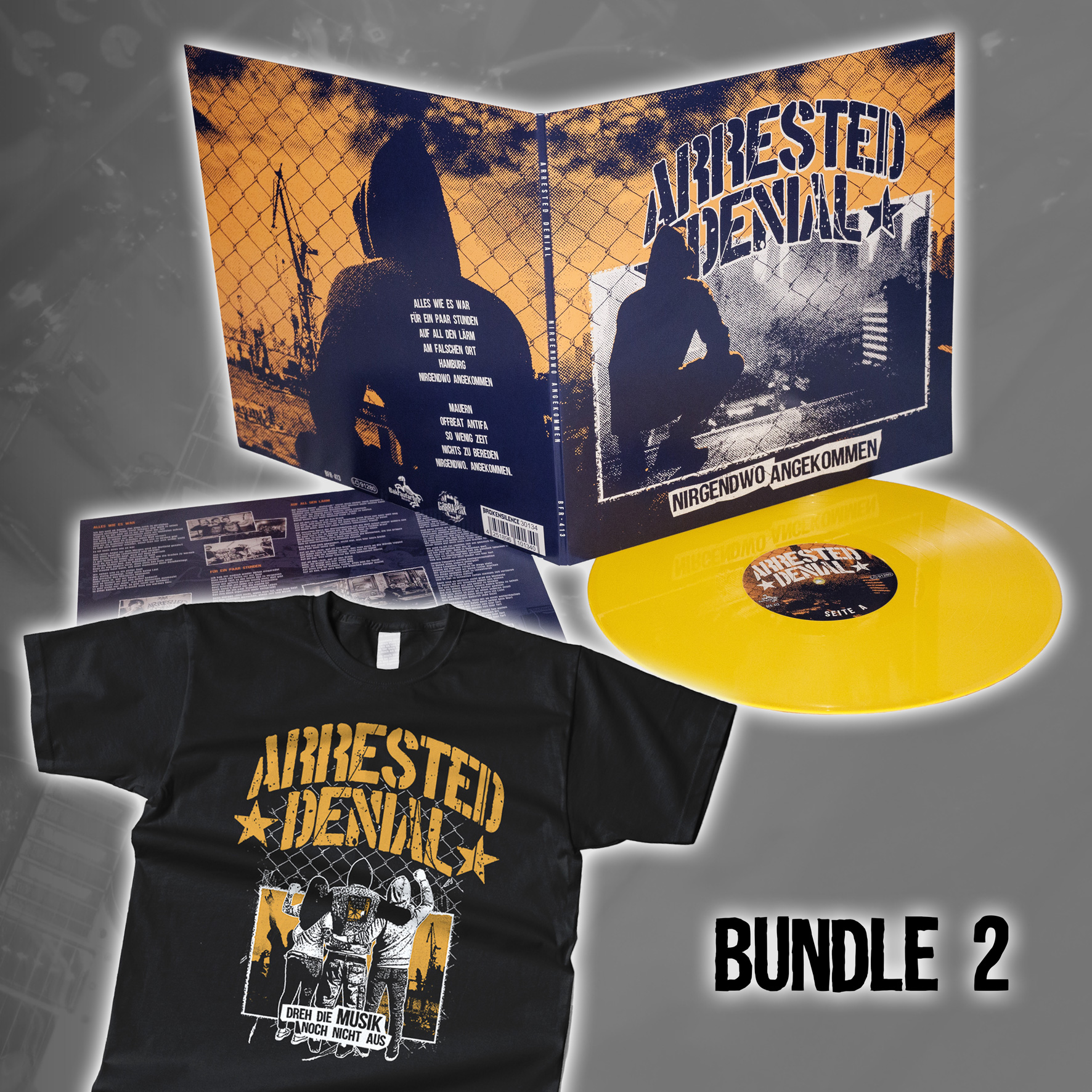 Nirgendwo Angekommen - Vinyl + T-Shirt - BUNDLE (Pre-Order)