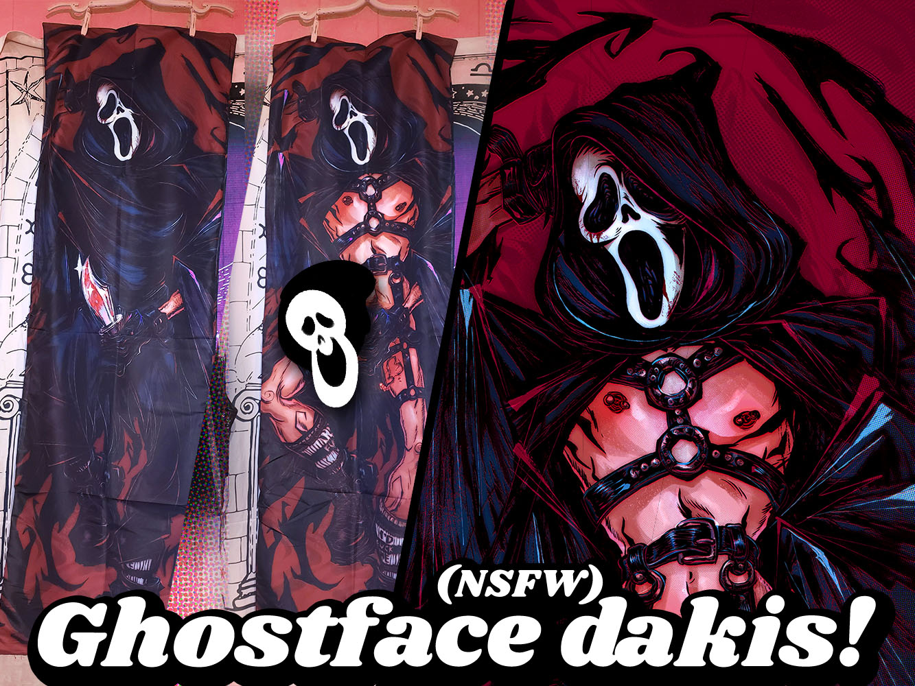 Pillow: Ghost Killer Bondage