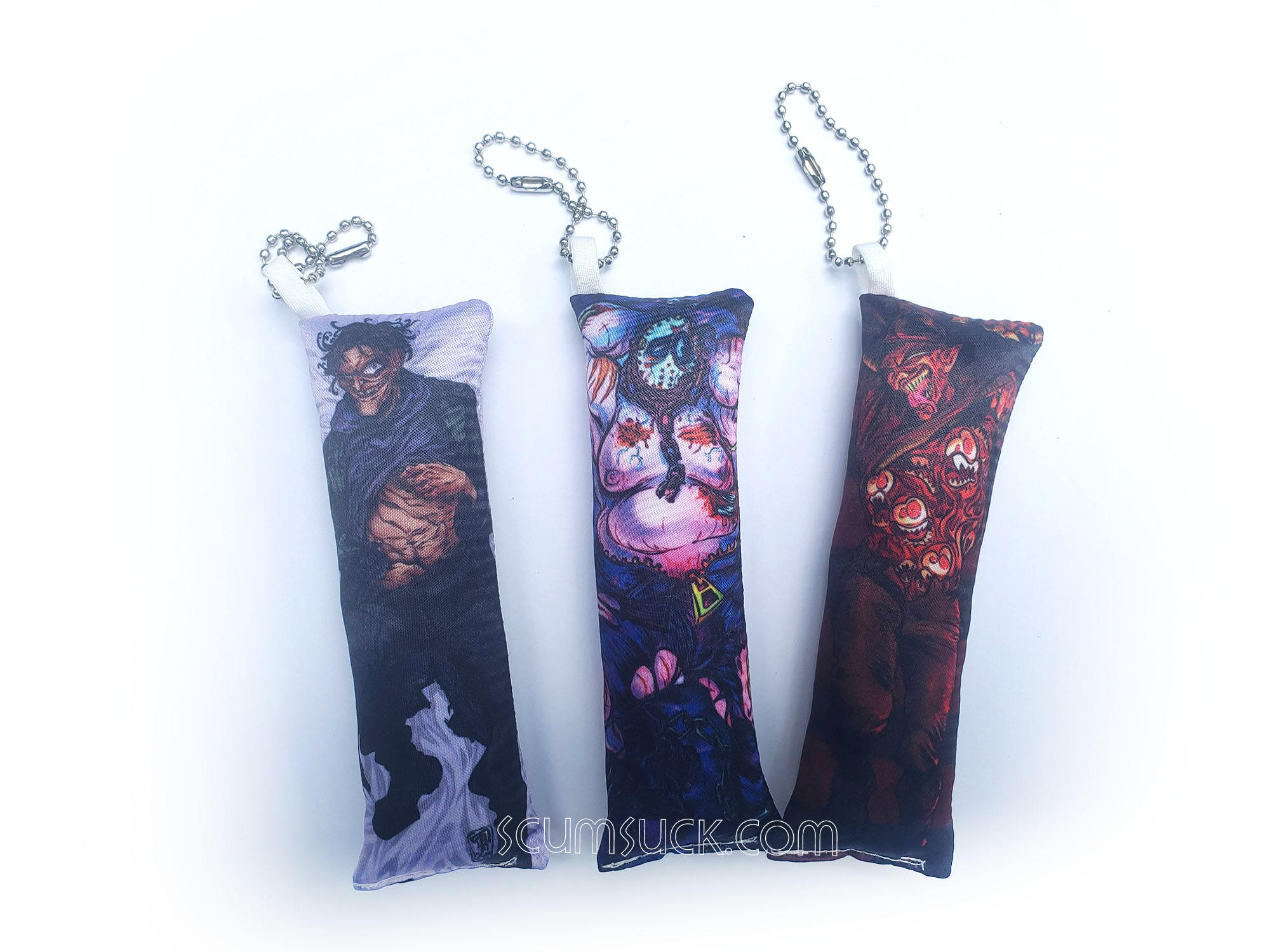 Keychain: Goblin, Jason, Freddy mini-dakis