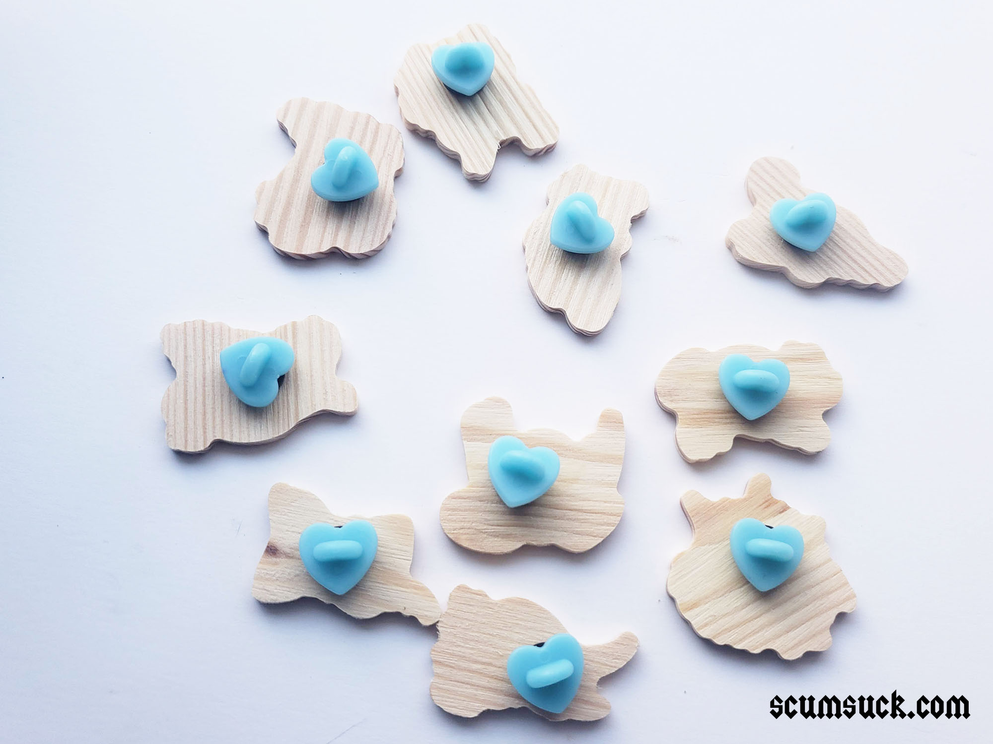 Pins (wood): Dinosaurs