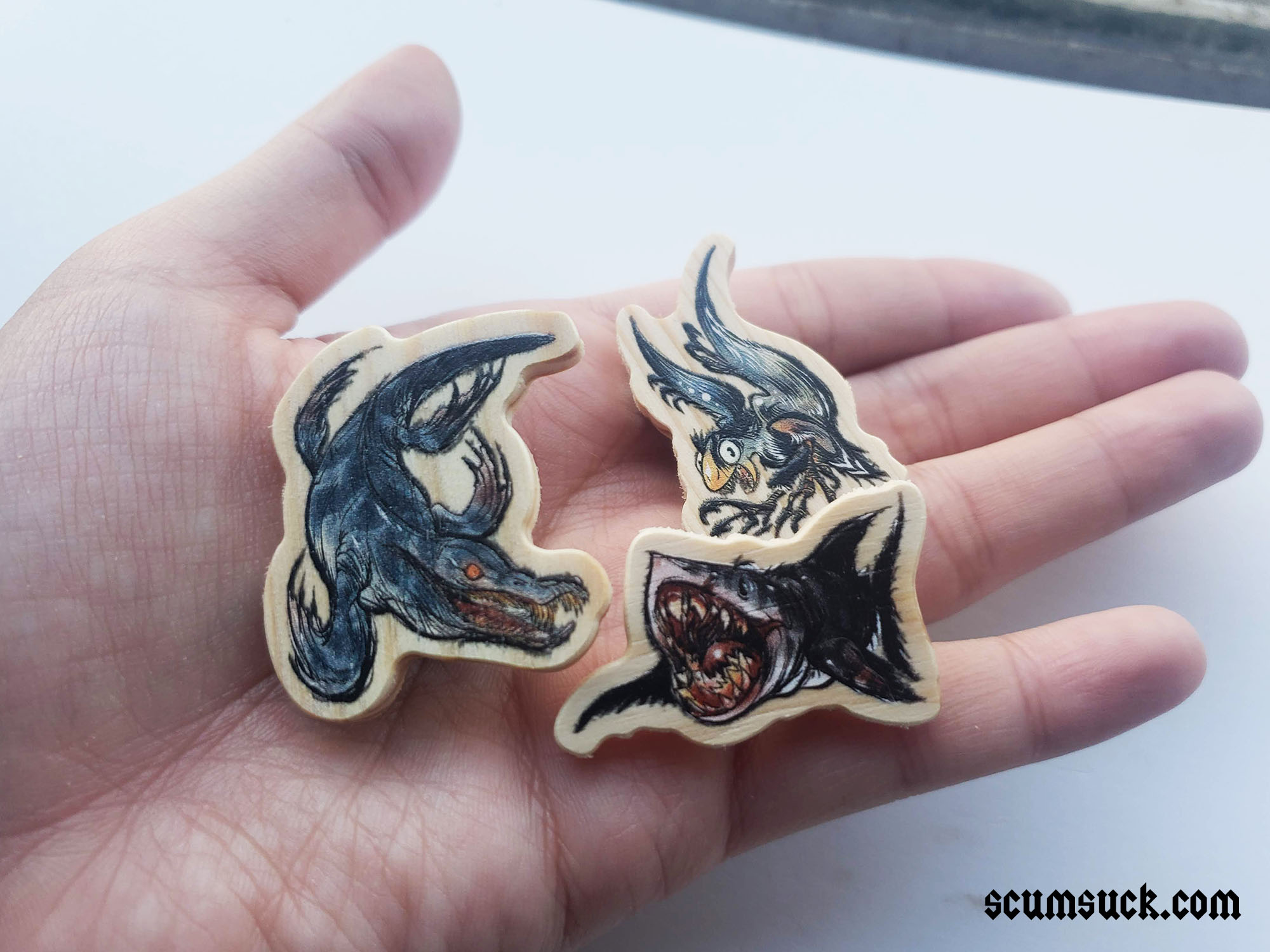 Pins (wood): Dinosaurs