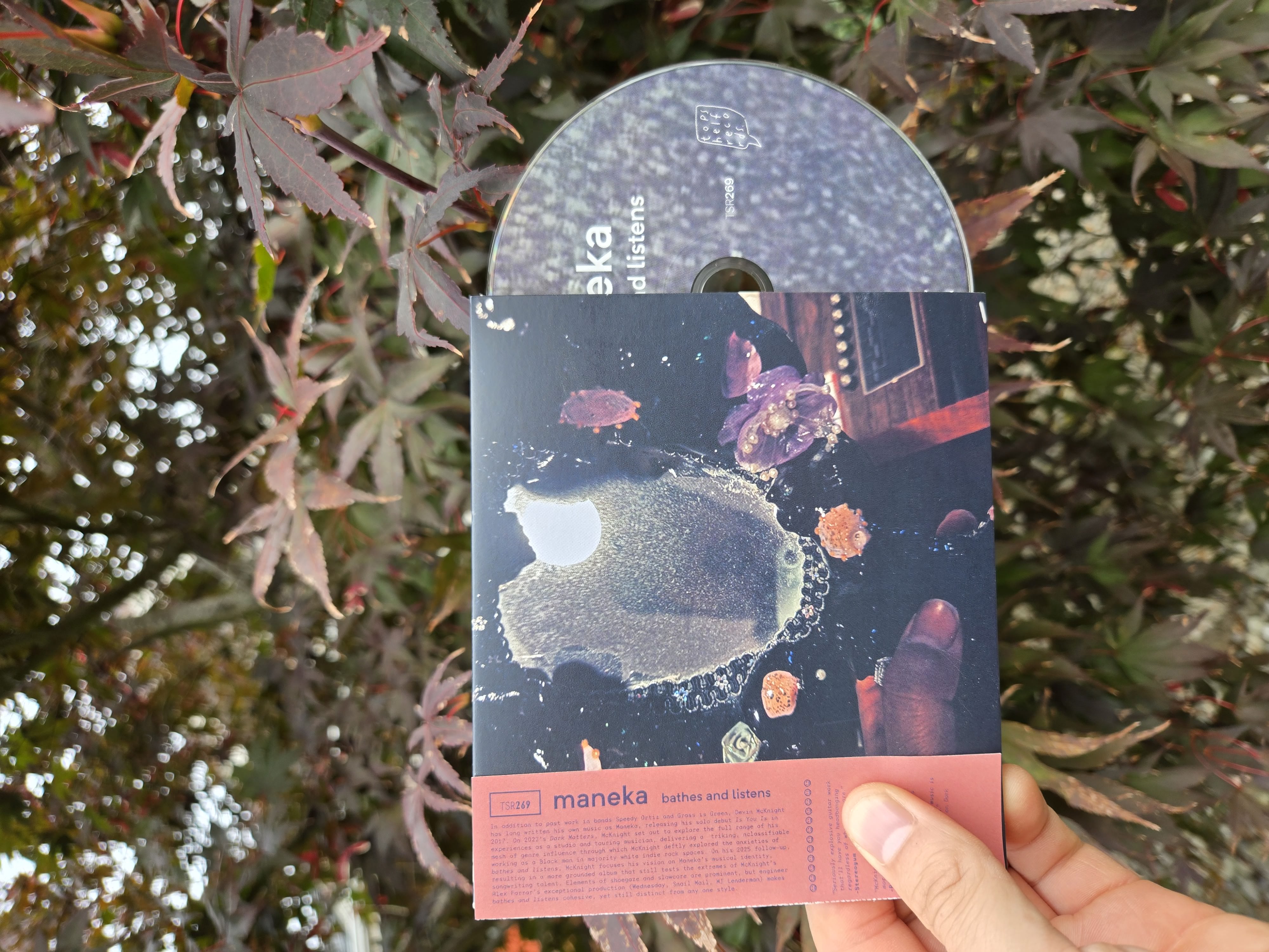 Product shots of Maneka - bathes and listens