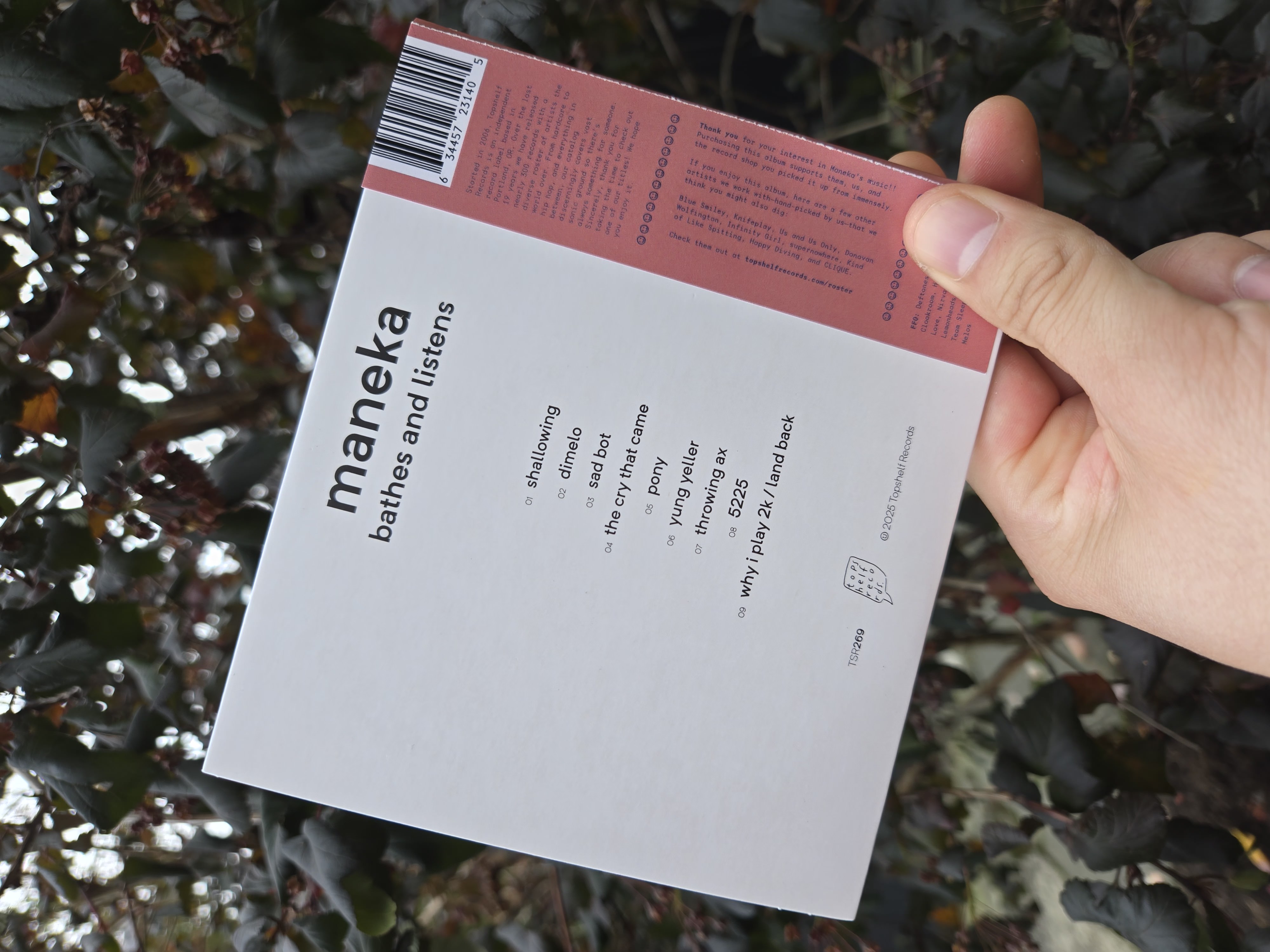 Product shots of Maneka - bathes and listens