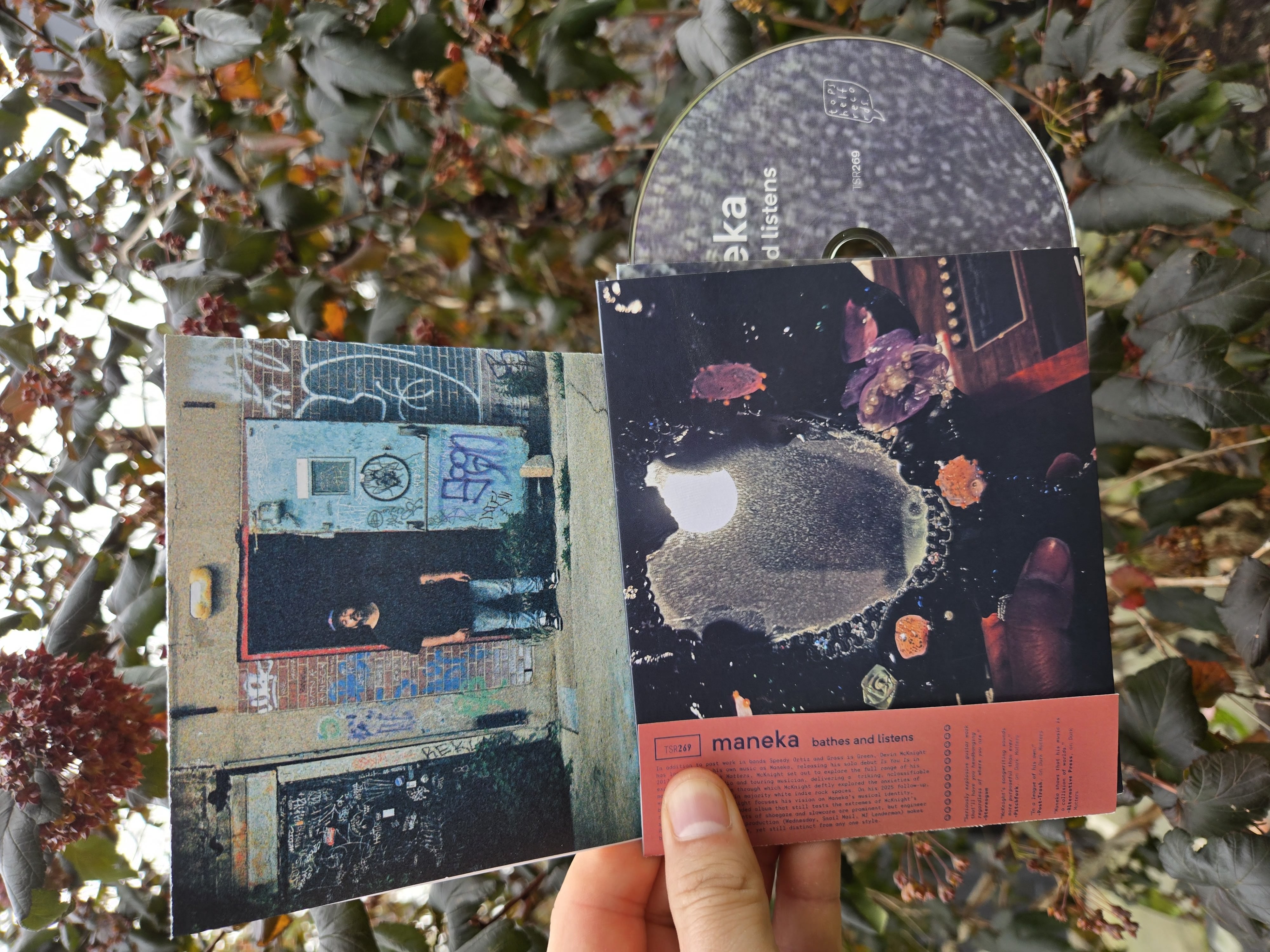 Product shots of Maneka - bathes and listens