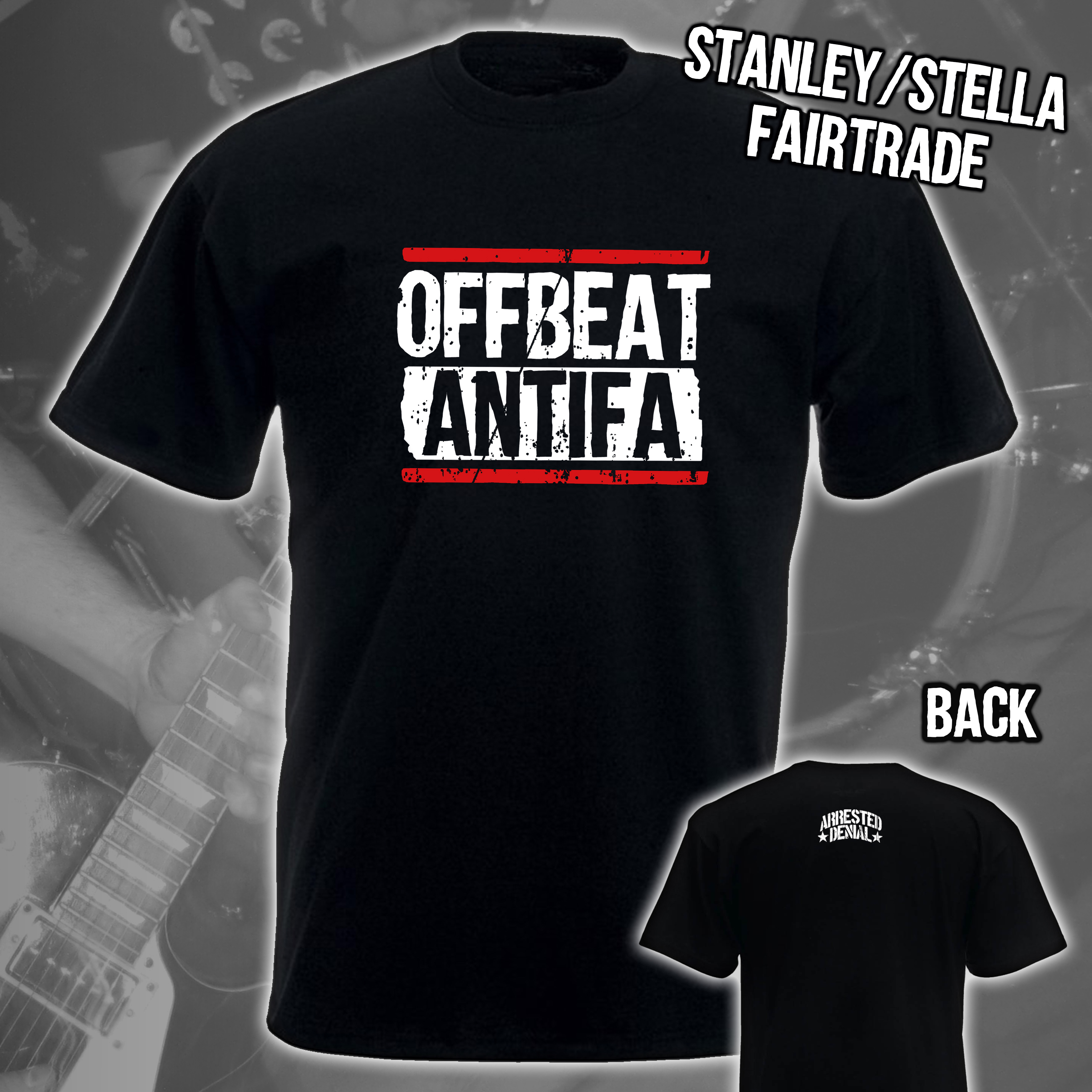 T-Shirt - Offbeat Antifa (Fairtrade & Organic)