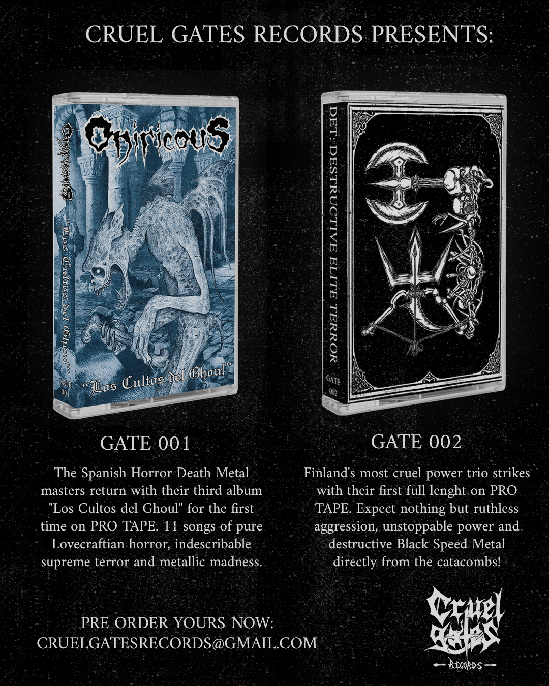 ONIRICOUS - Los Cultos del Ghoul TAPE