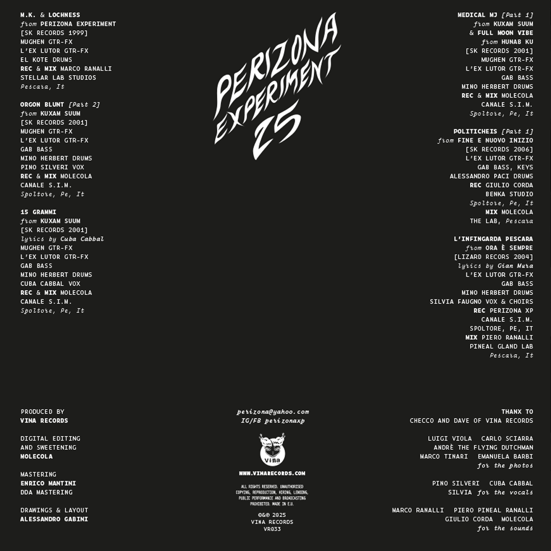 PERIZONA EXPERIMENT - 25 LP