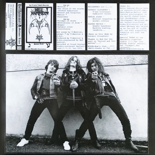 HELLHAMMER - Satanic Rites