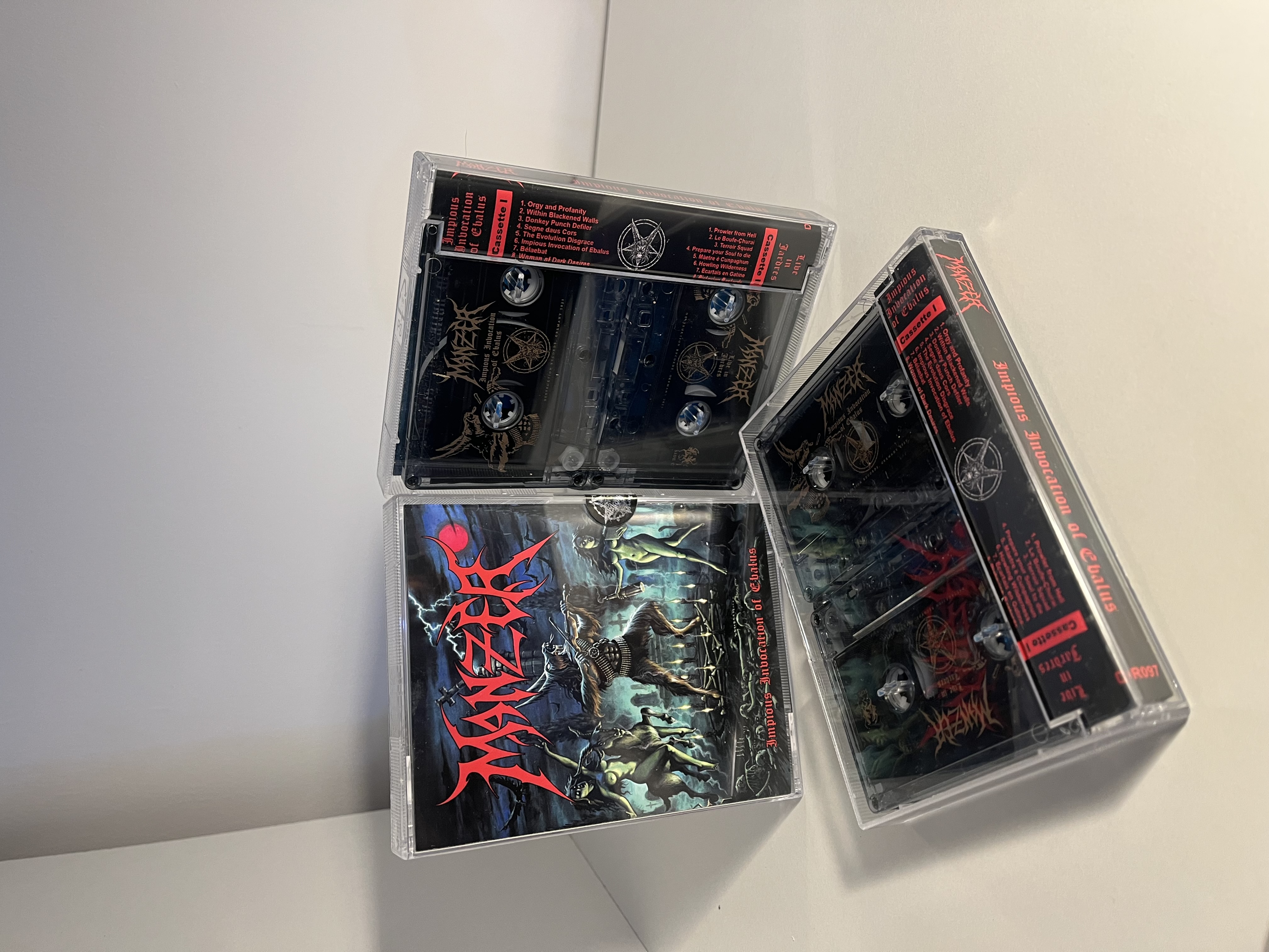 MANZER - Impious Invocations of Ebalus DOUBLE TAPE