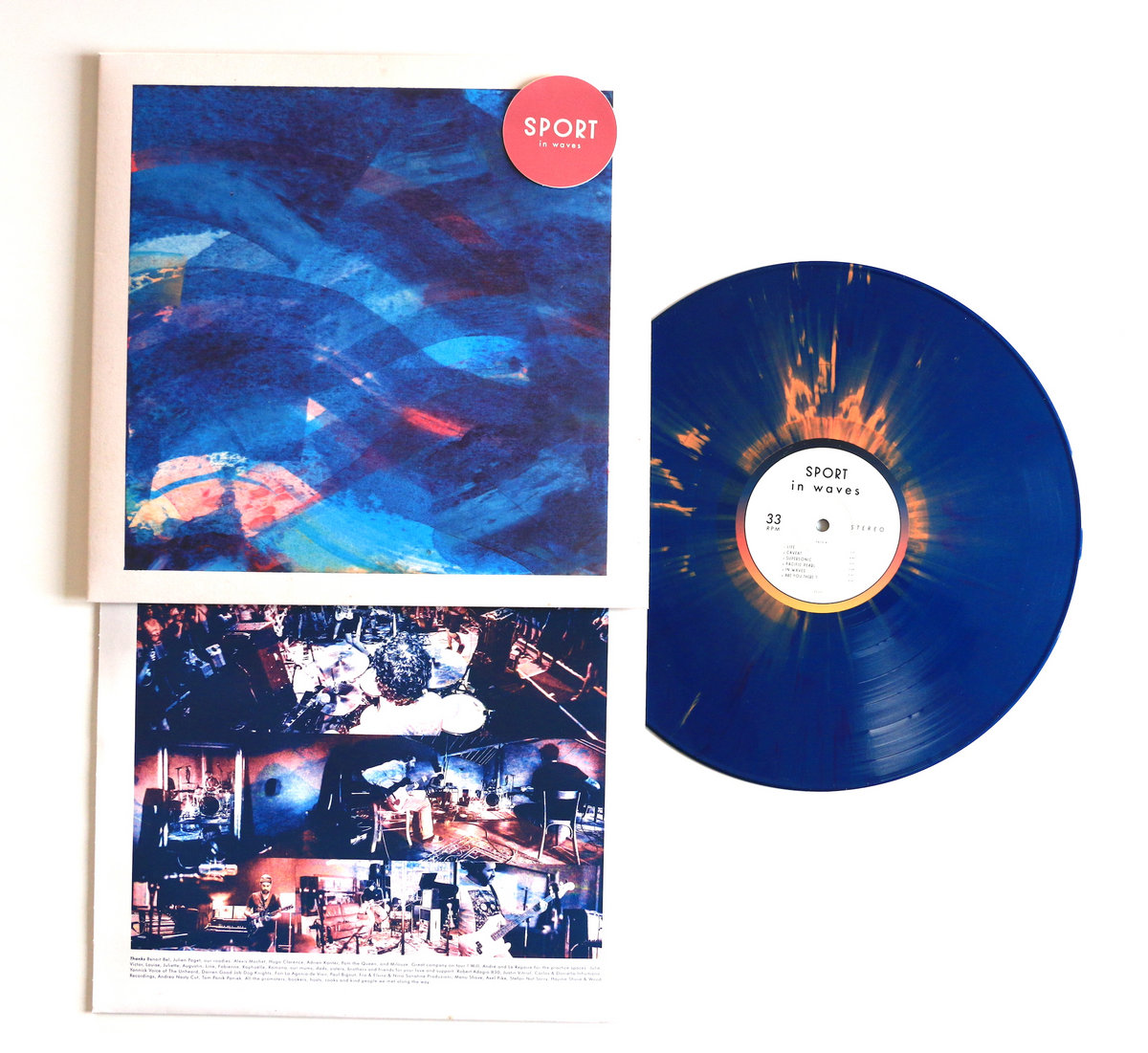 Sport - In waves LP (marble blue vinyl)