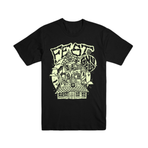 Haunted House T-Shirt - Black w/ Glow in the Dark Ink