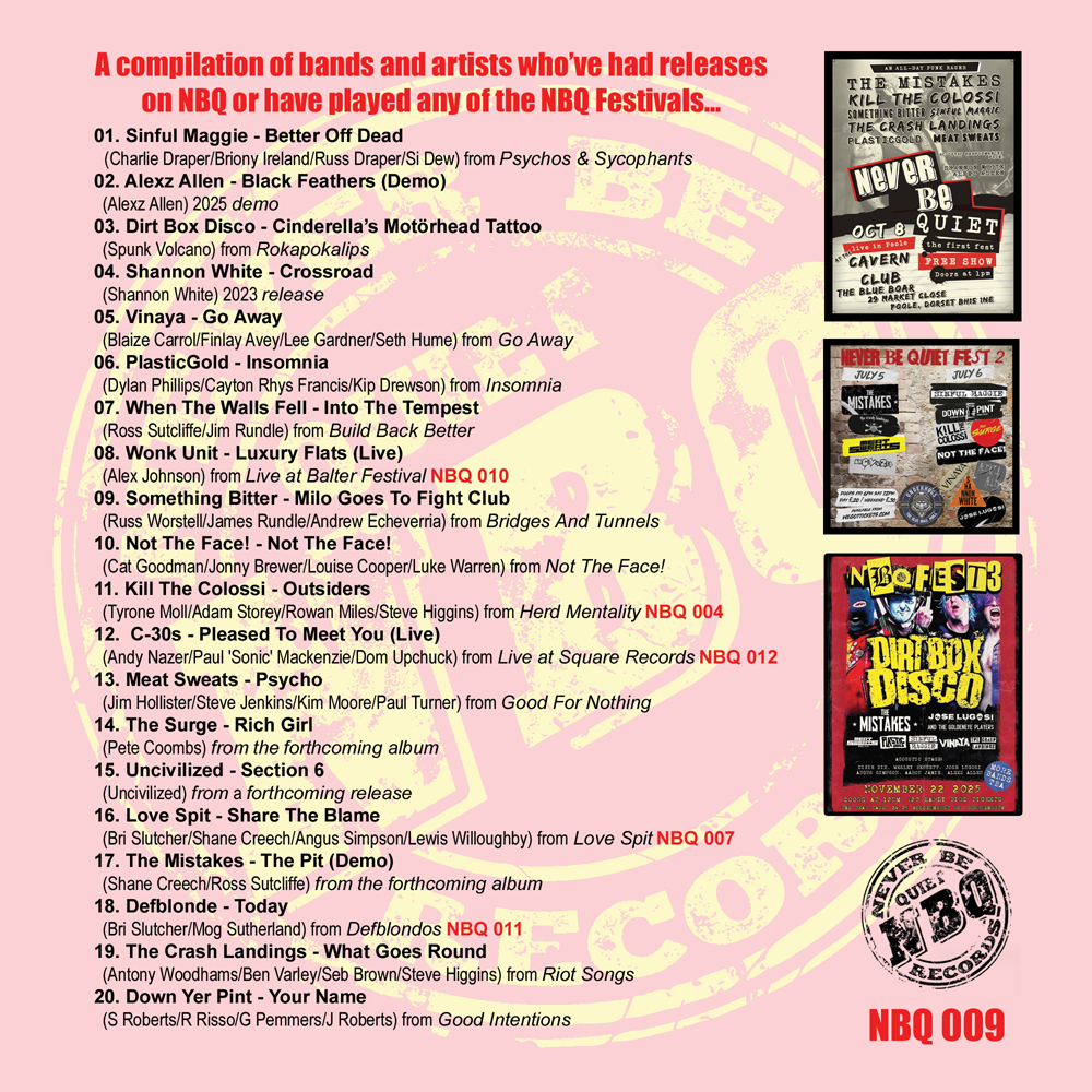 NBQ 009: NBQ SAMPLER Vol.2 (CD compilation album)