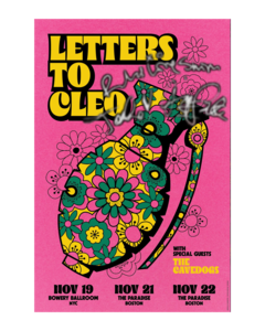 SIGNED November 2025 NYC & Boston Shows Poster