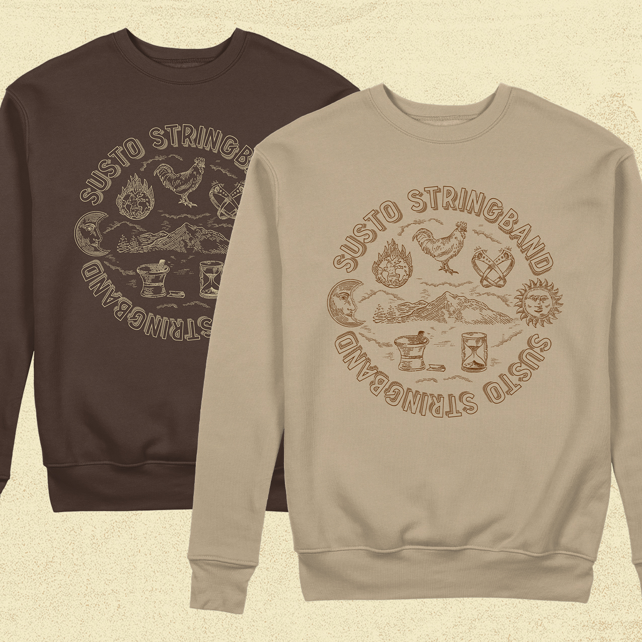 SUSTO STRINGBAND Crew Neck