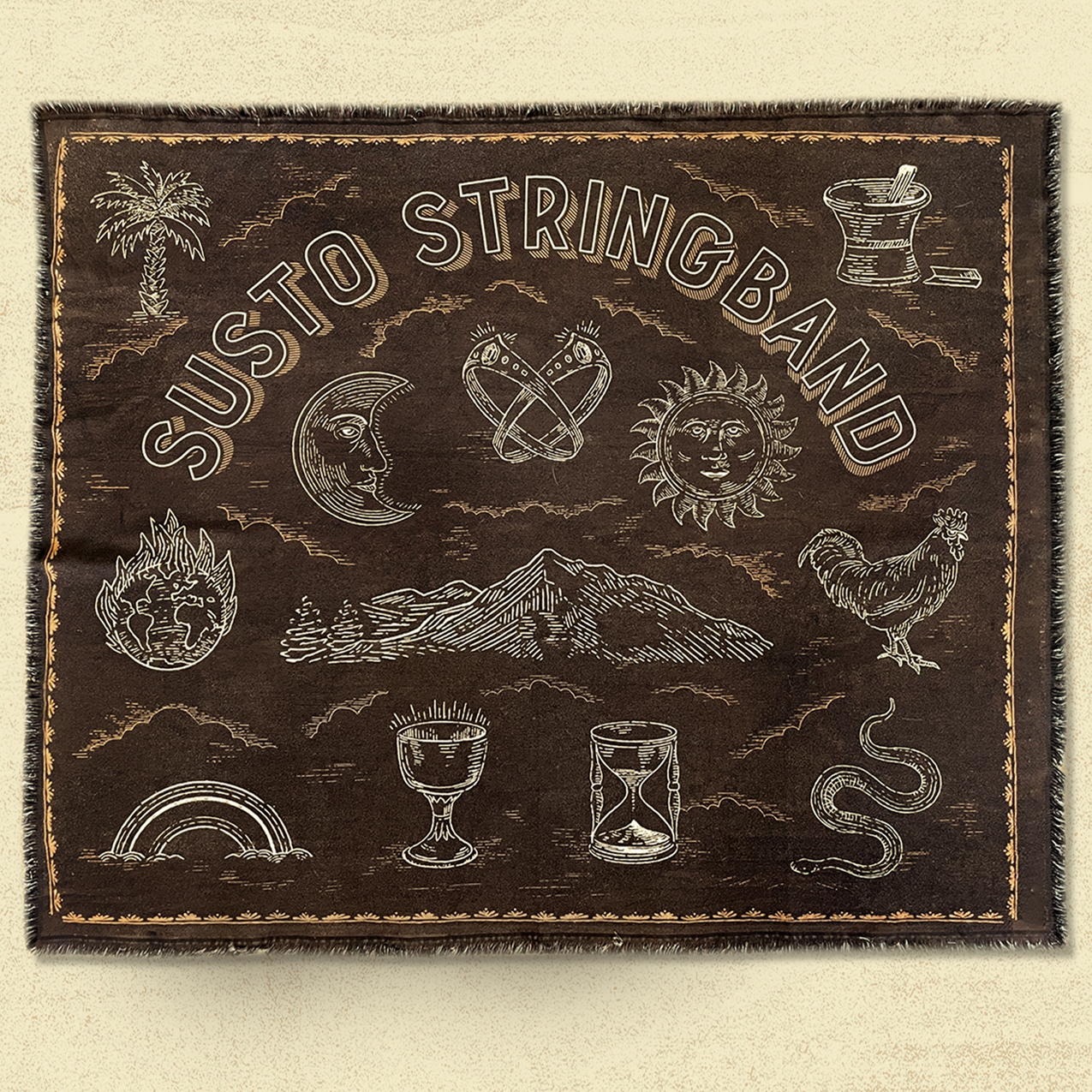 SUSTO STRINGBAND Woven Blanket