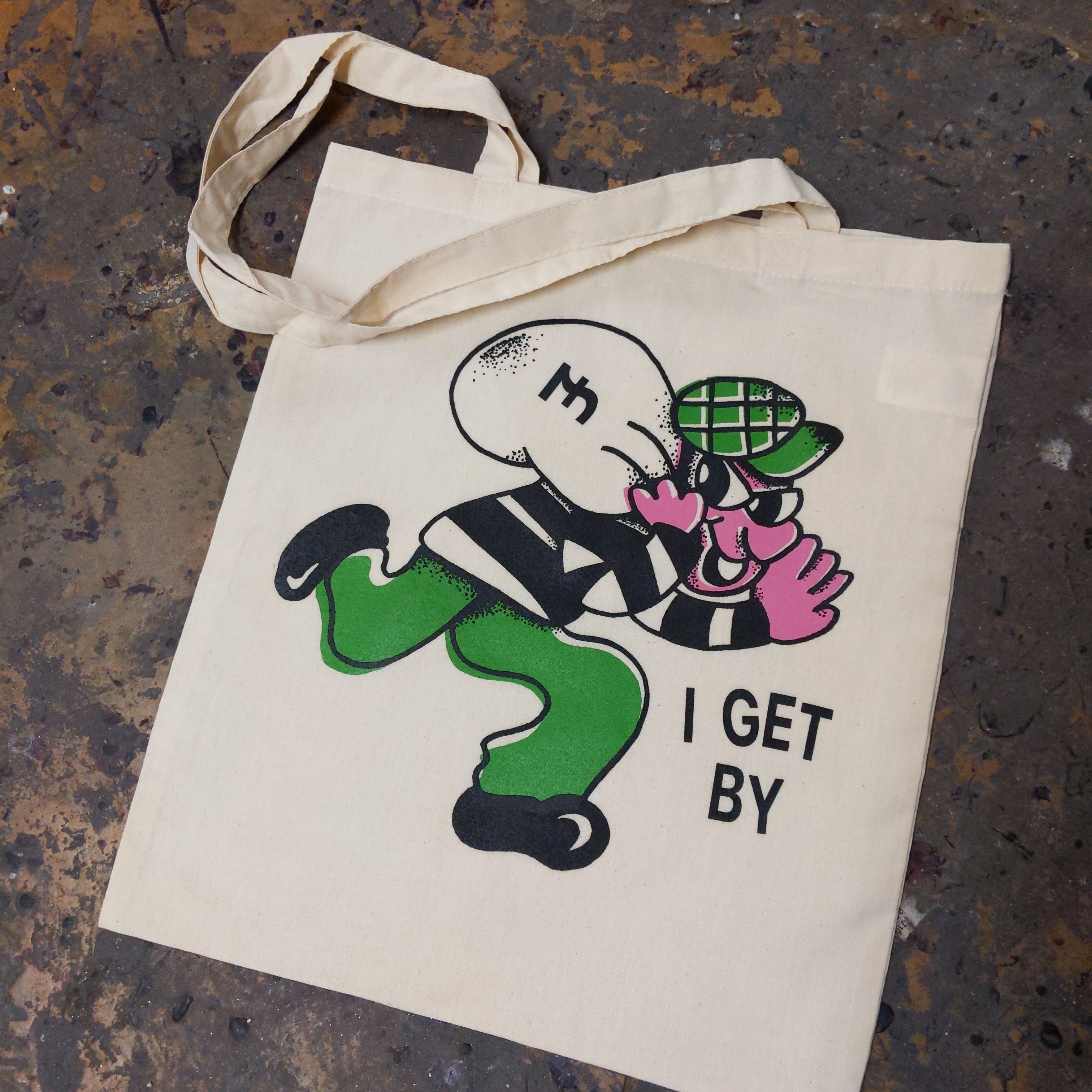 I Get By Totebag