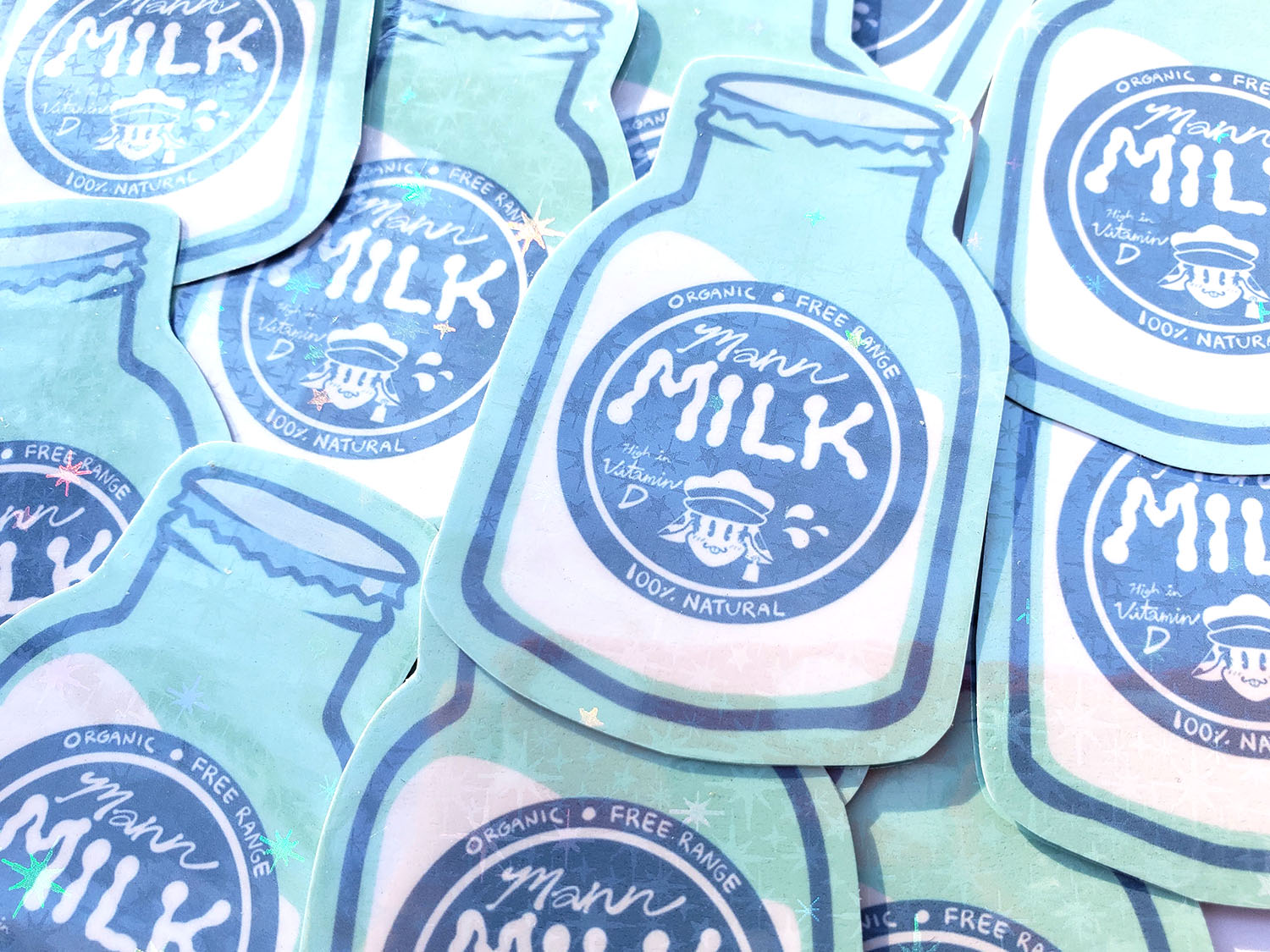 Stickers: Magic Wand + Mann Milk