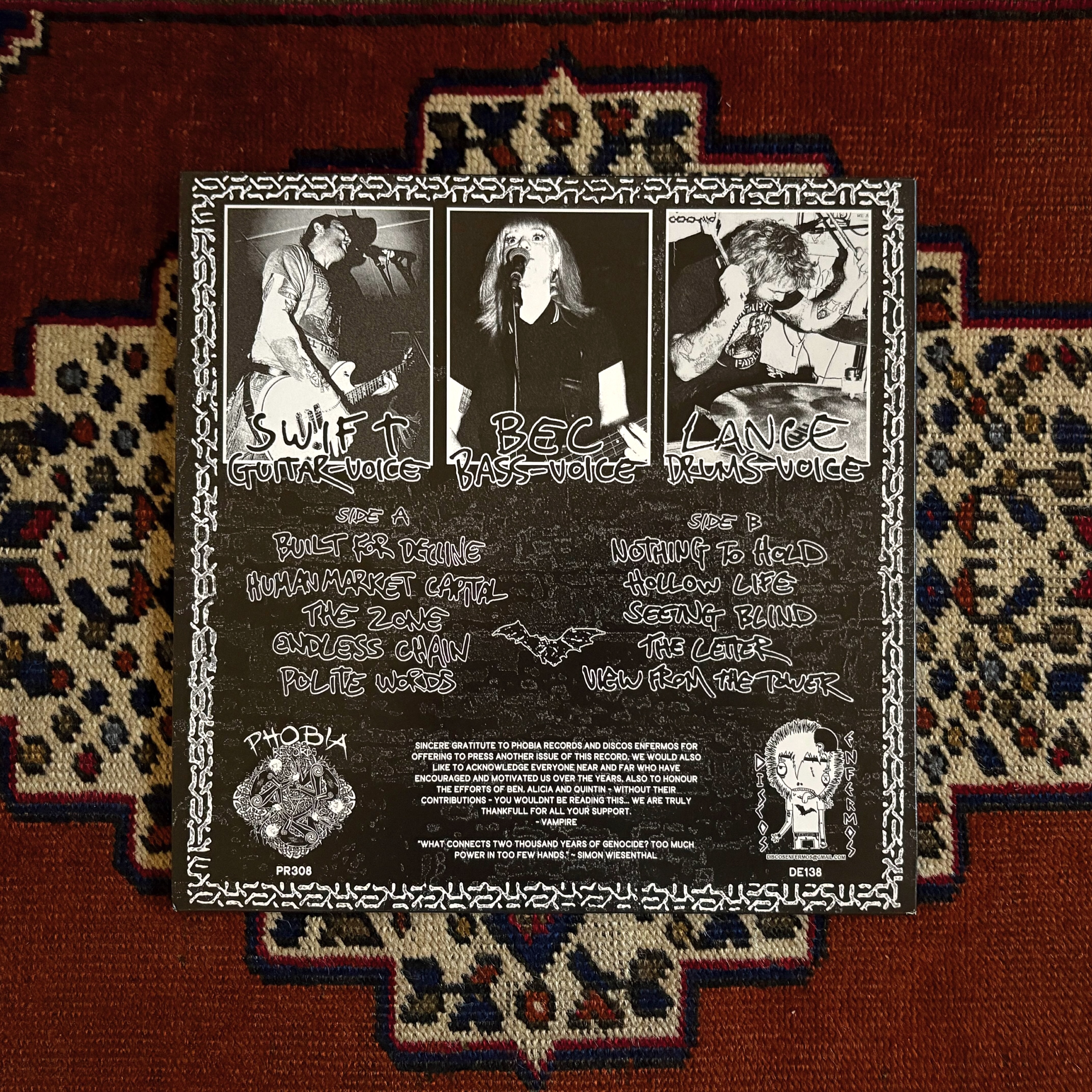 VAMPIRE - What Seems Forever Can Be Broken (DISCOS ENFERMOS / PHOBIA RECORDS)