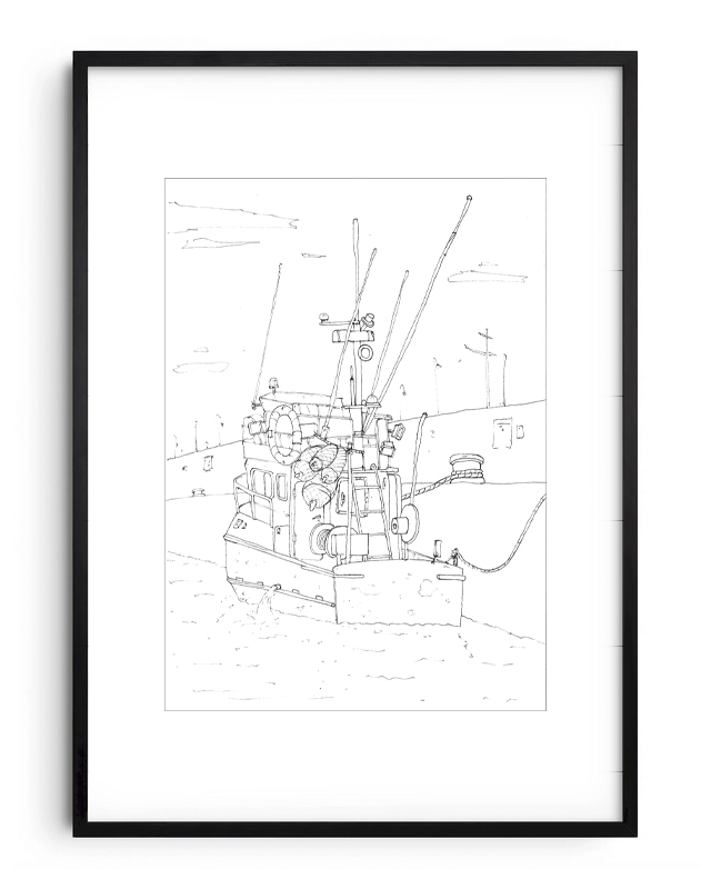 Madeire - Bateau de pêche