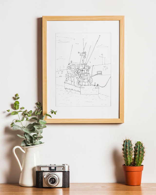 Madeire - Bateau de pêche