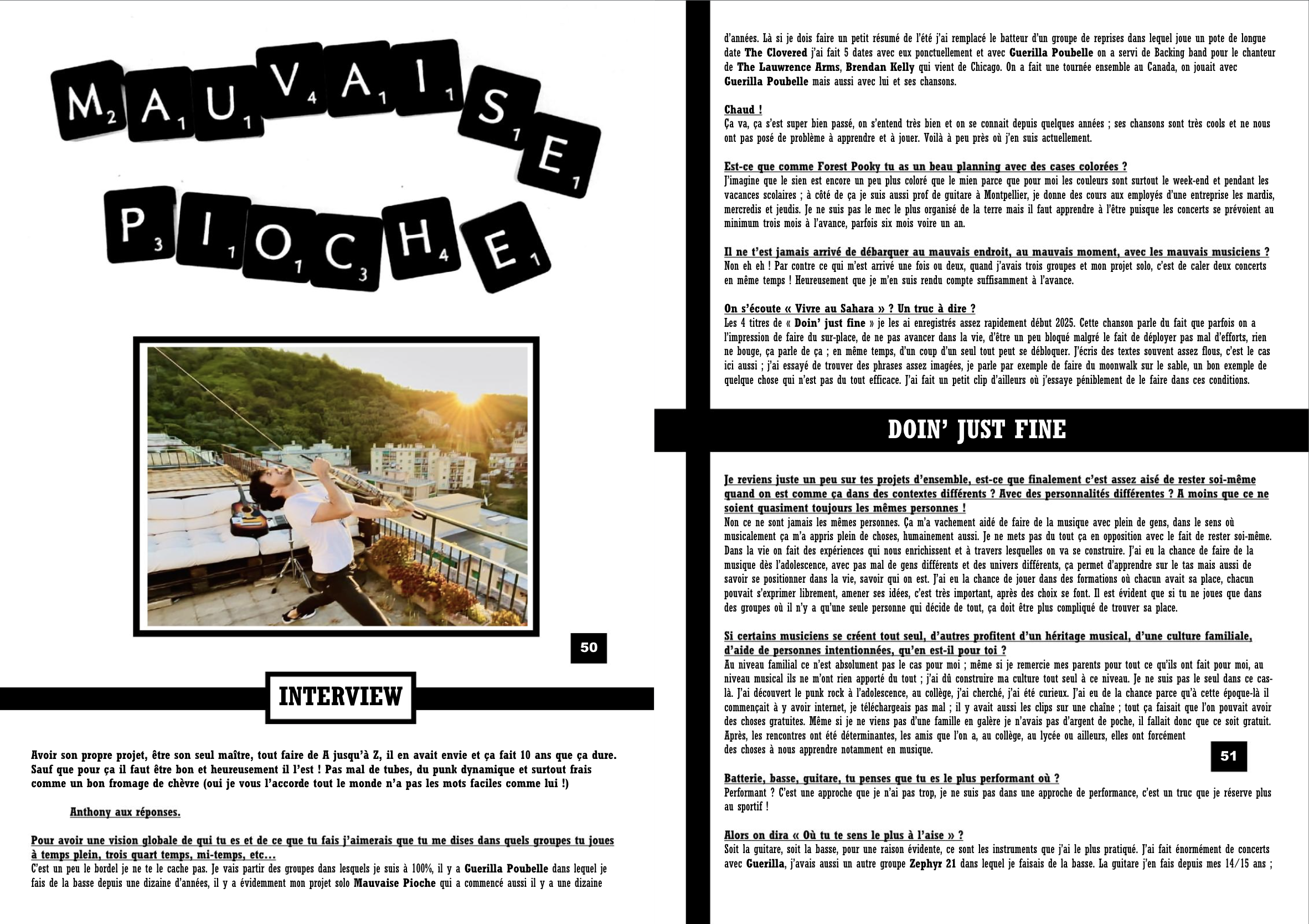 Mauvaise Pioche - Doin' Just Fine