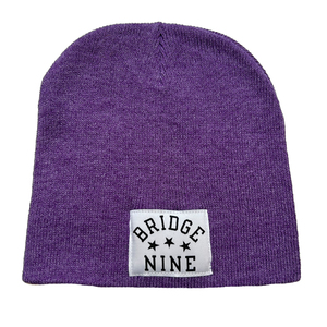 Bridge Nine cuffless Beanie (Purple)